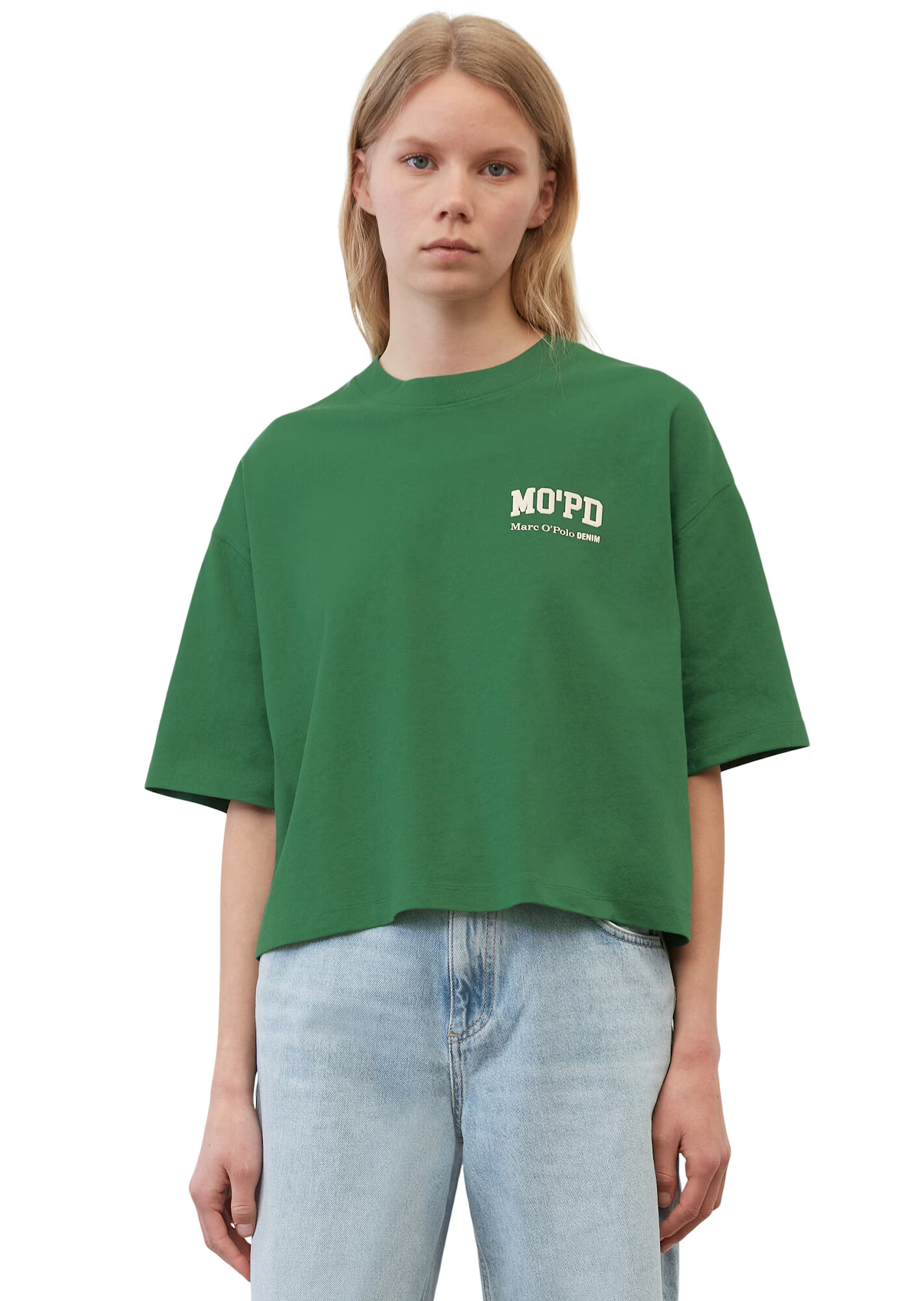 Marc O'Polo DENIM Tricou verde închis - Pled.ro