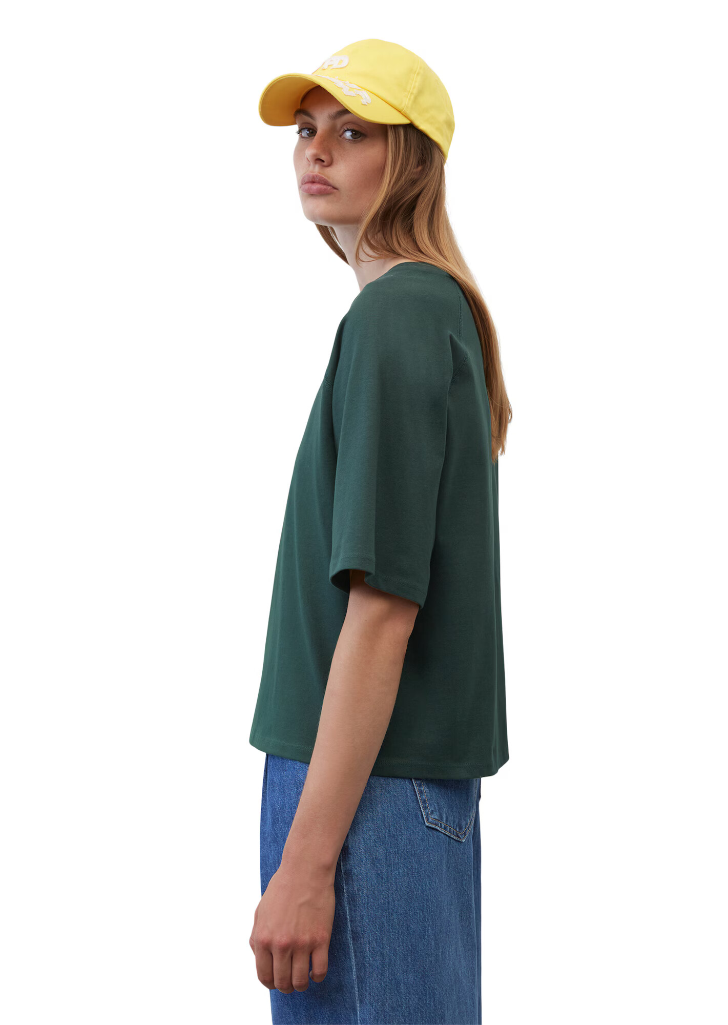 Marc O'Polo DENIM Tricou verde închis - Pled.ro