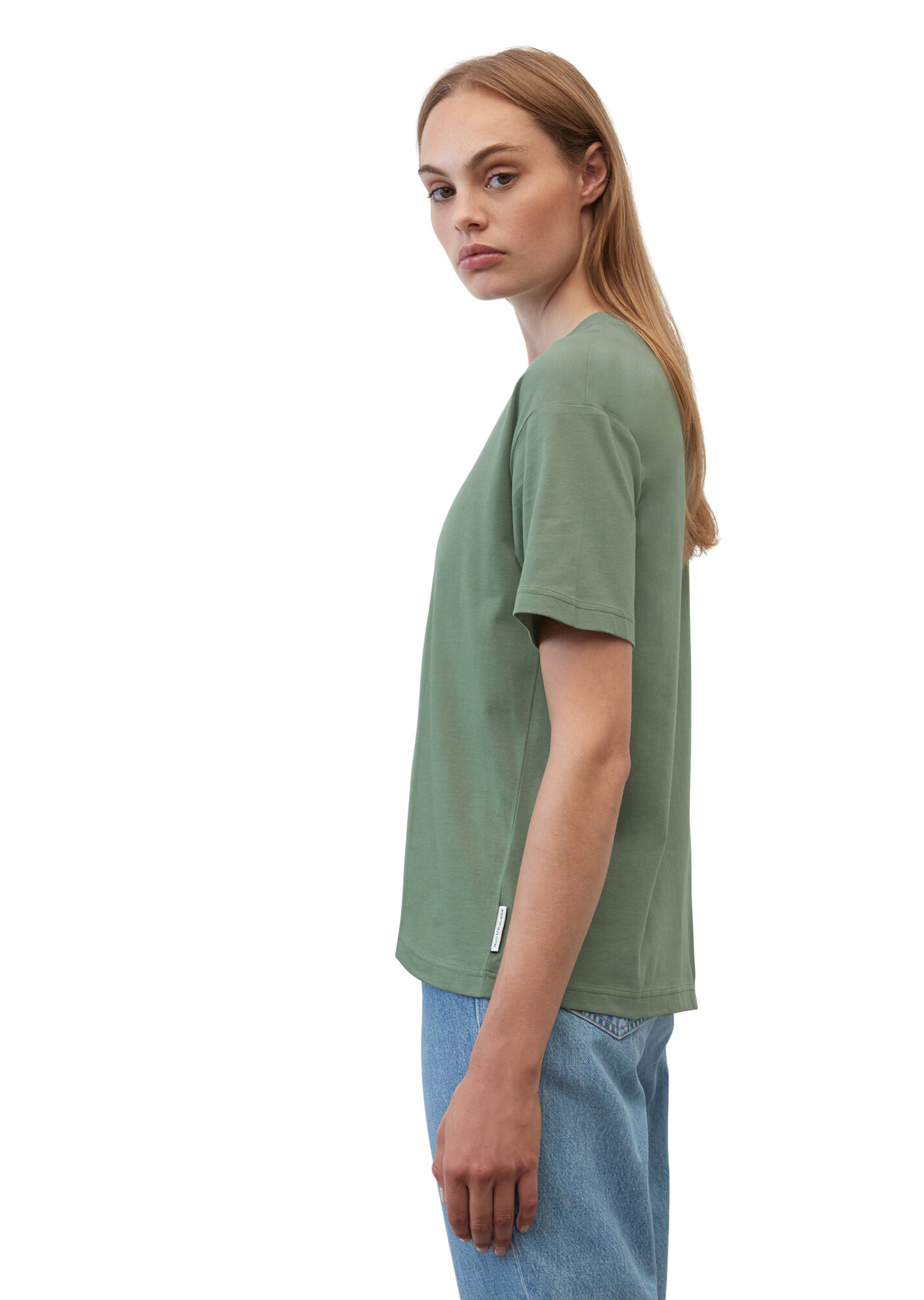 Marc O'Polo DENIM Tricou verde jad / verde închis - Pled.ro