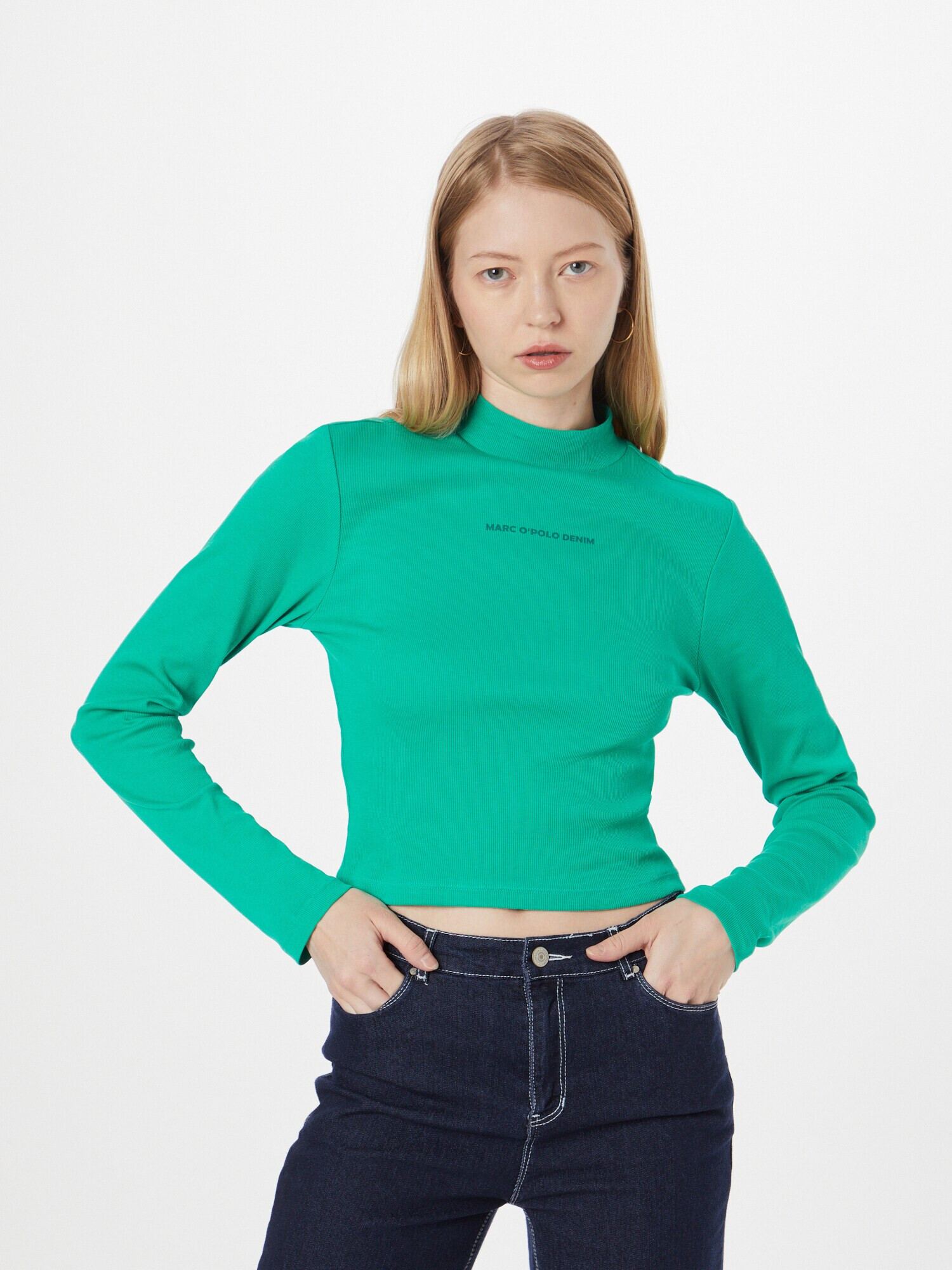 Marc O'Polo DENIM Tricou verde jad / verde pin - Pled.ro