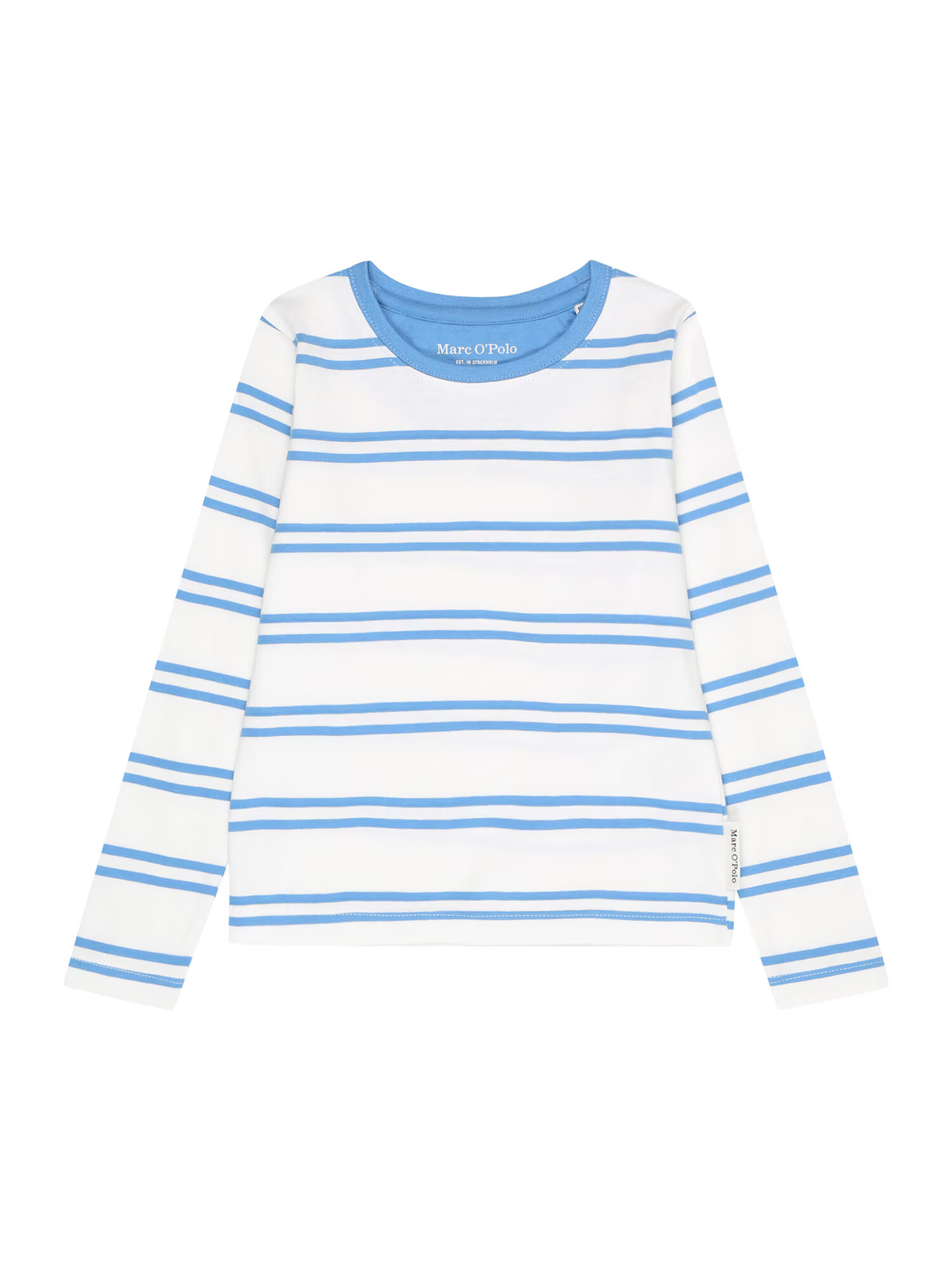 Marc O'Polo Junior Tricou albastru deschis / alb - Pled.ro