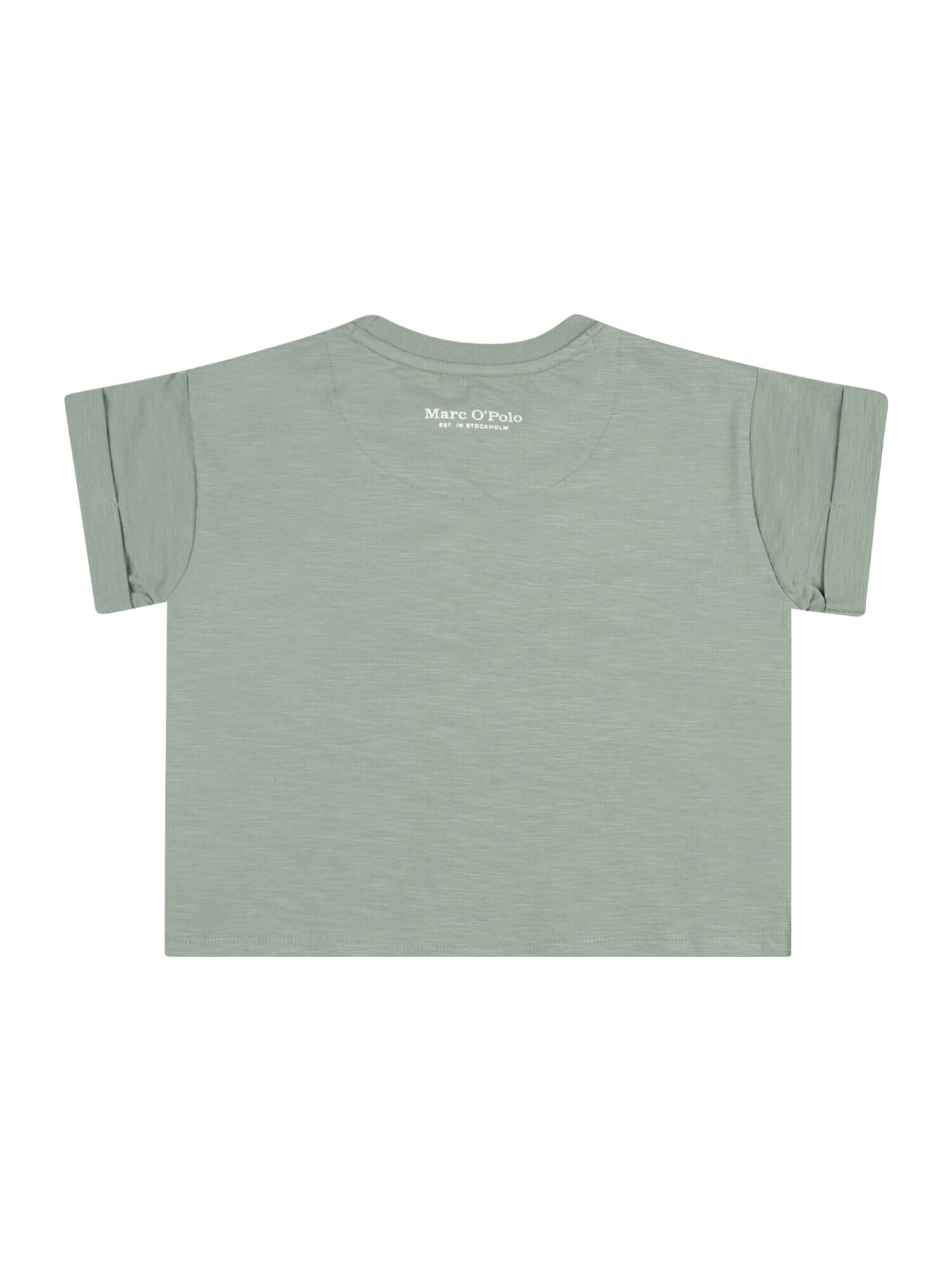 Marc O'Polo Junior Tricou verde pastel / alb - Pled.ro