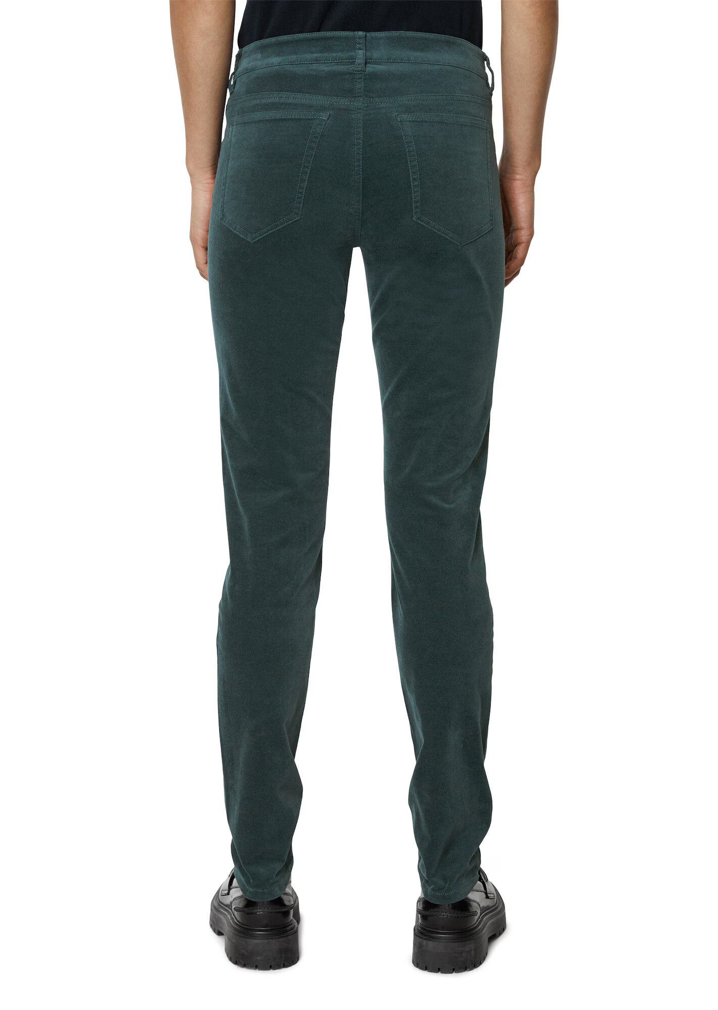 Marc O'Polo Pantaloni 'Lulea' verde închis - Pled.ro