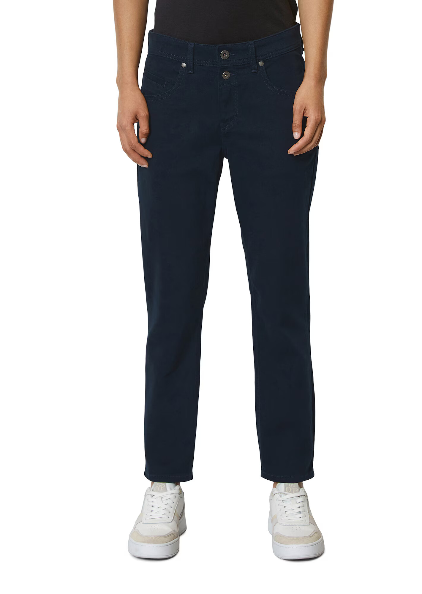 Marc O'Polo Pantaloni 'Theda' bleumarin - Pled.ro