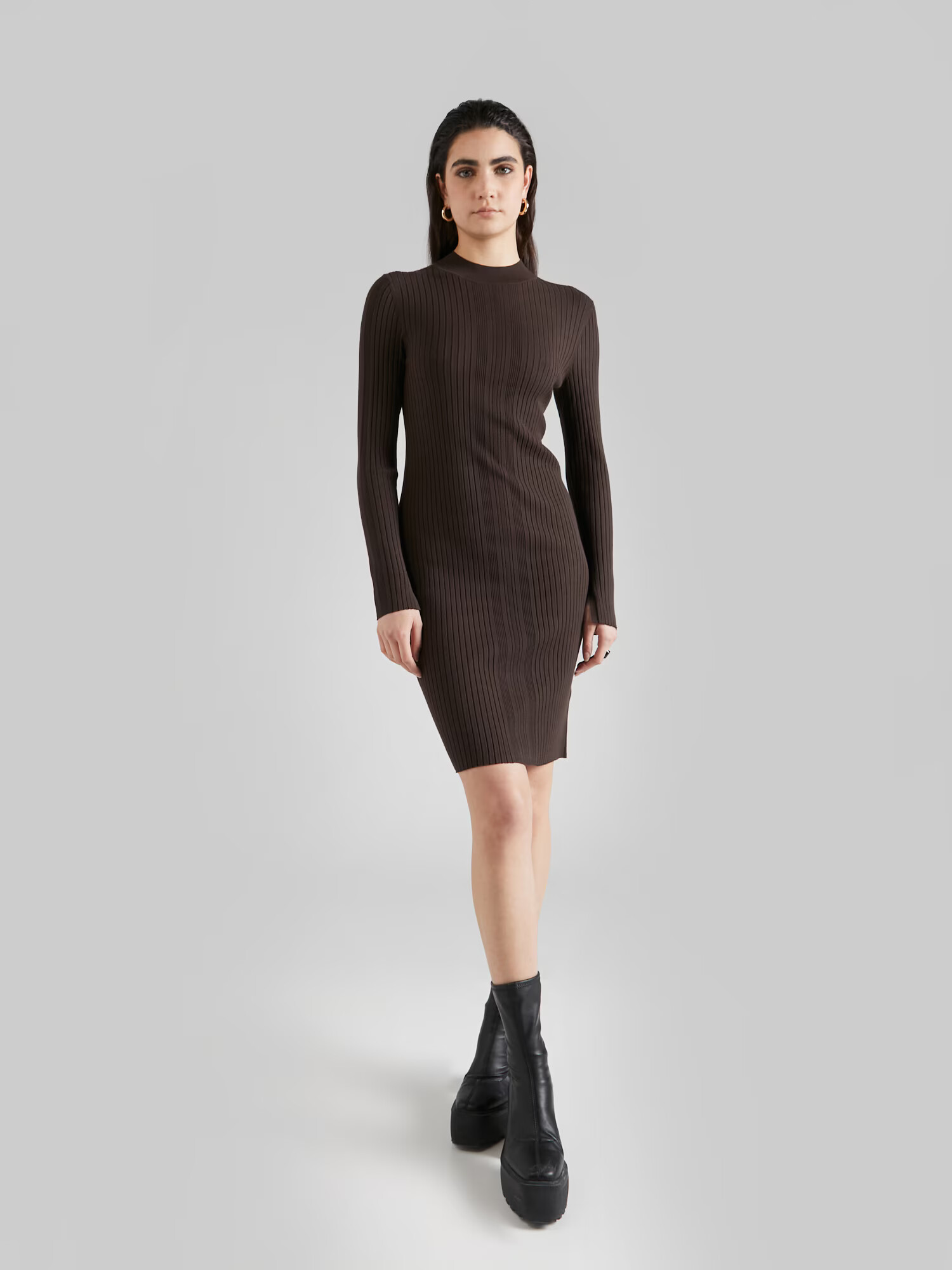 Marc O'Polo Rochie tricotat castaniu - Pled.ro