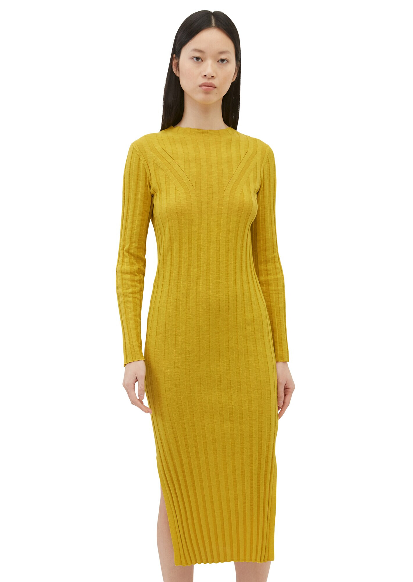 Marc O'Polo Rochie tricotat galben curry - Pled.ro