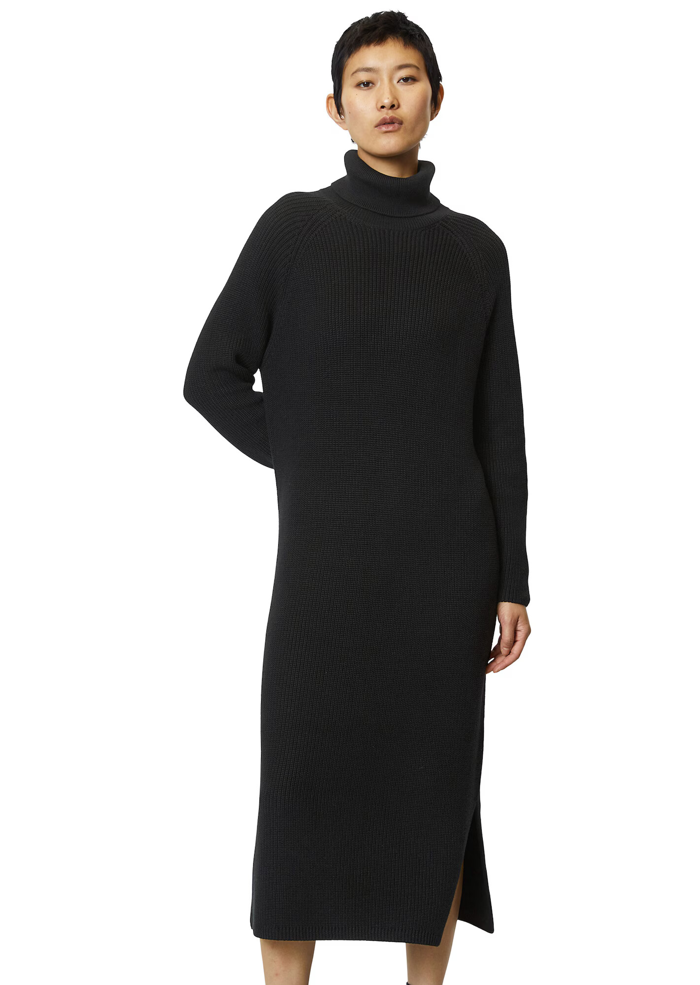 Marc O'Polo Rochie tricotat negru - Pled.ro