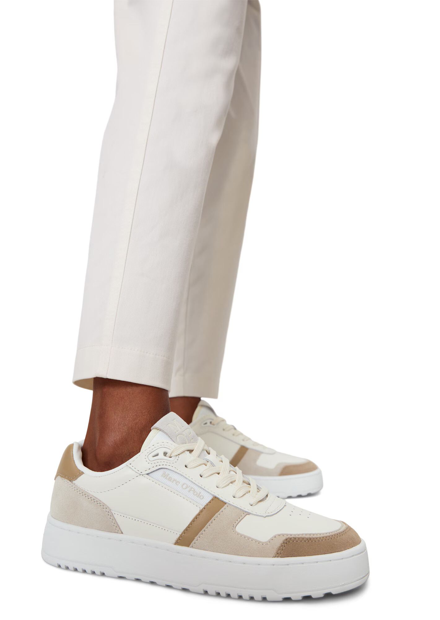 Marc O'Polo Sneaker low bej / alb - Pled.ro