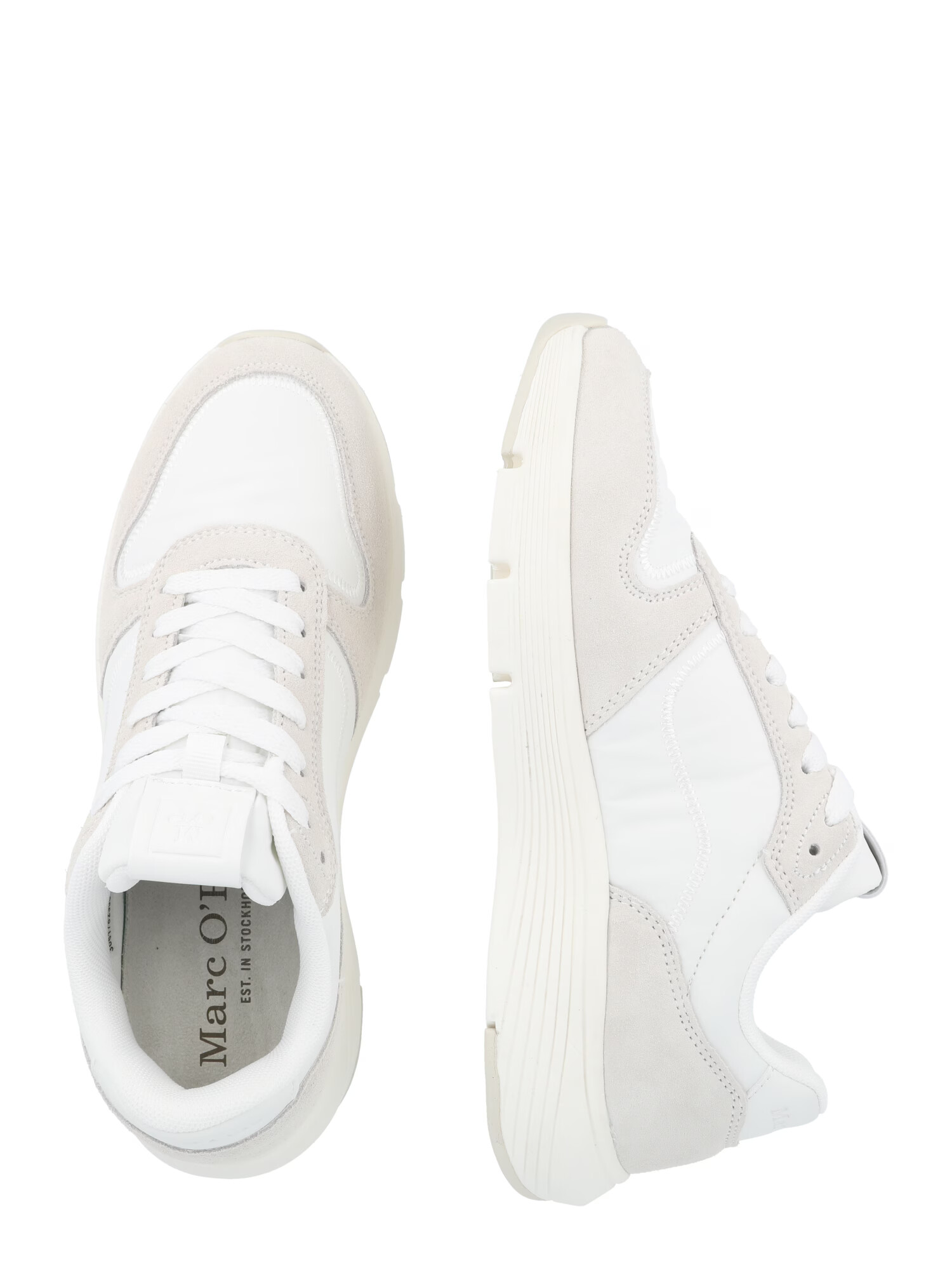 Marc O'Polo Sneaker low 'Leila' gri deschis / alb - Pled.ro