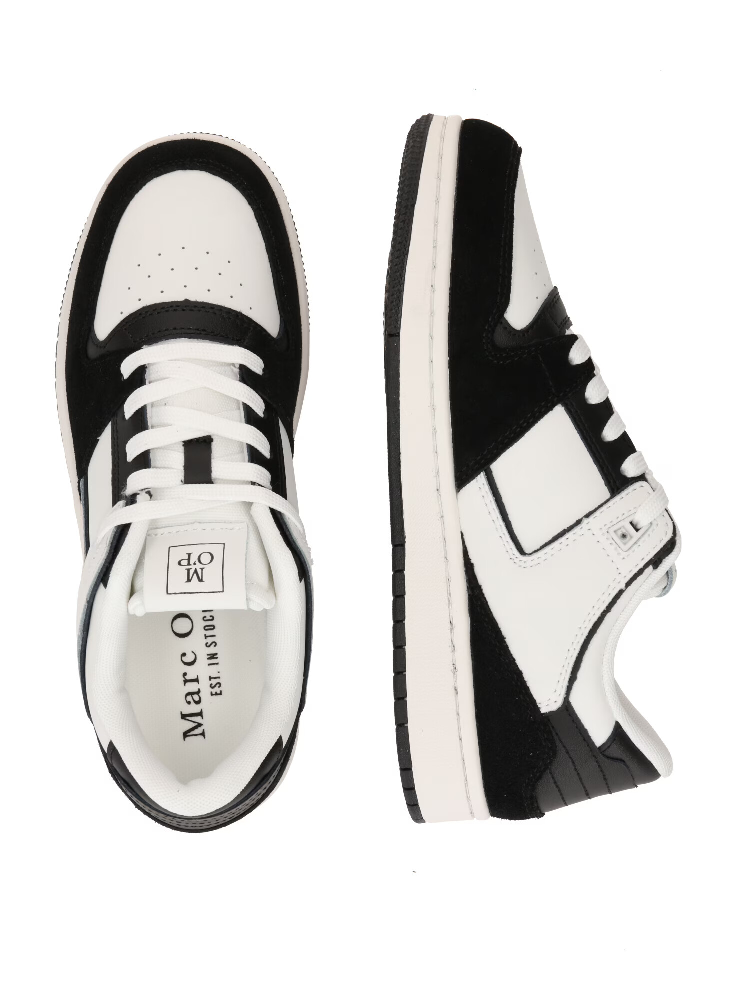 Marc O'Polo Sneaker low 'Rudy' negru / alb - Pled.ro