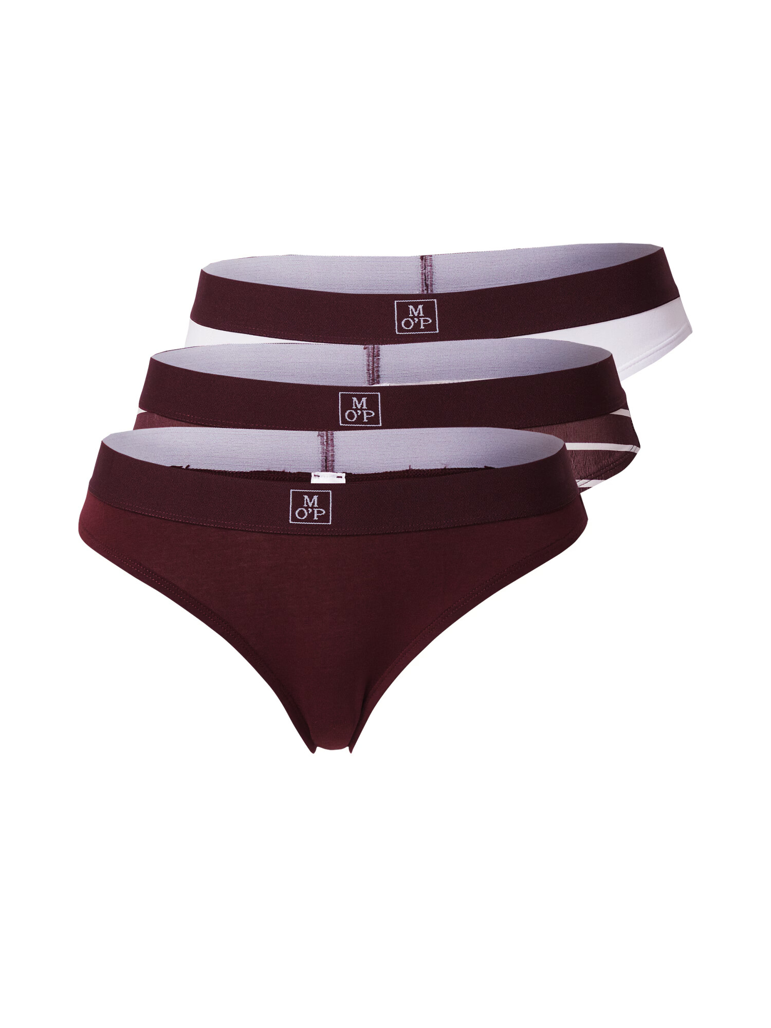 Marc O'Polo Tanga roșu burgundy / alb - Pled.ro