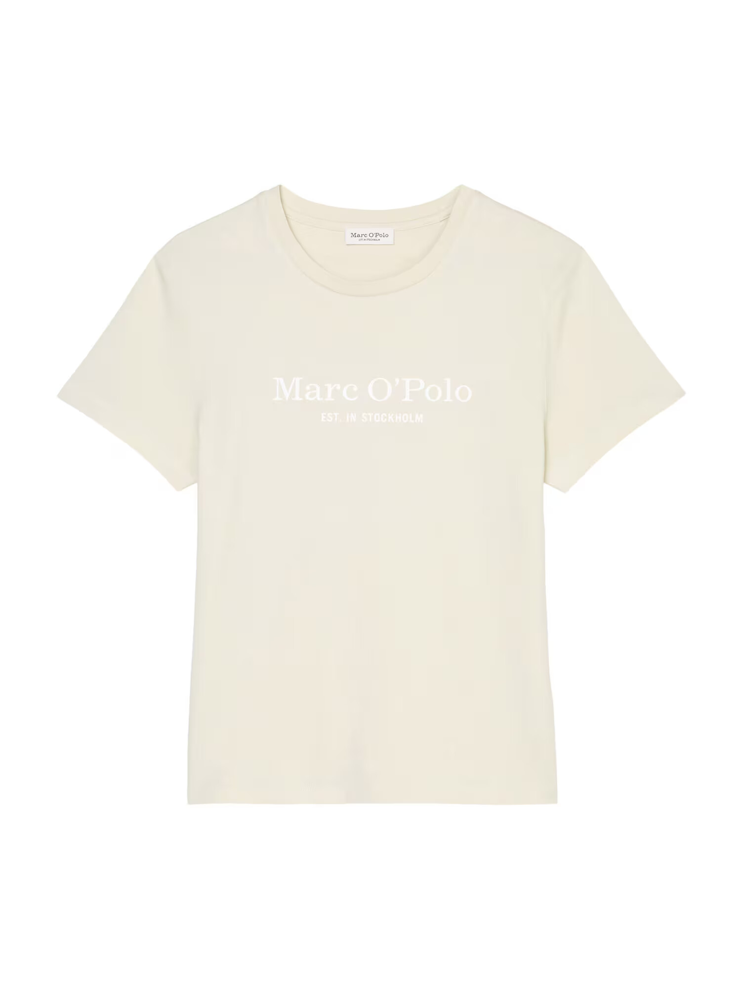 Marc O'Polo Tricou alb kitt / alb - Pled.ro