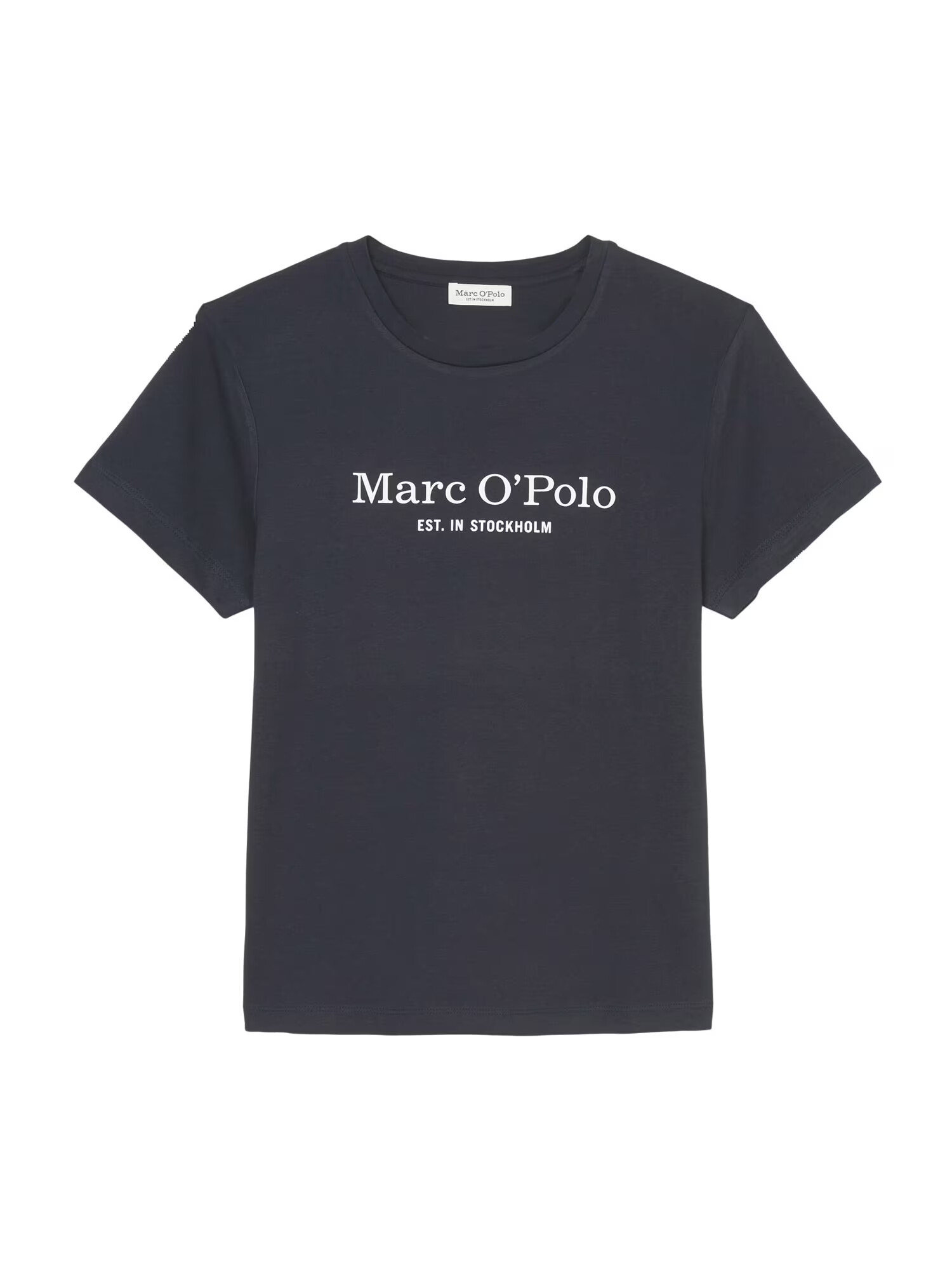 Marc O'Polo Tricou albastru închis / alb - Pled.ro