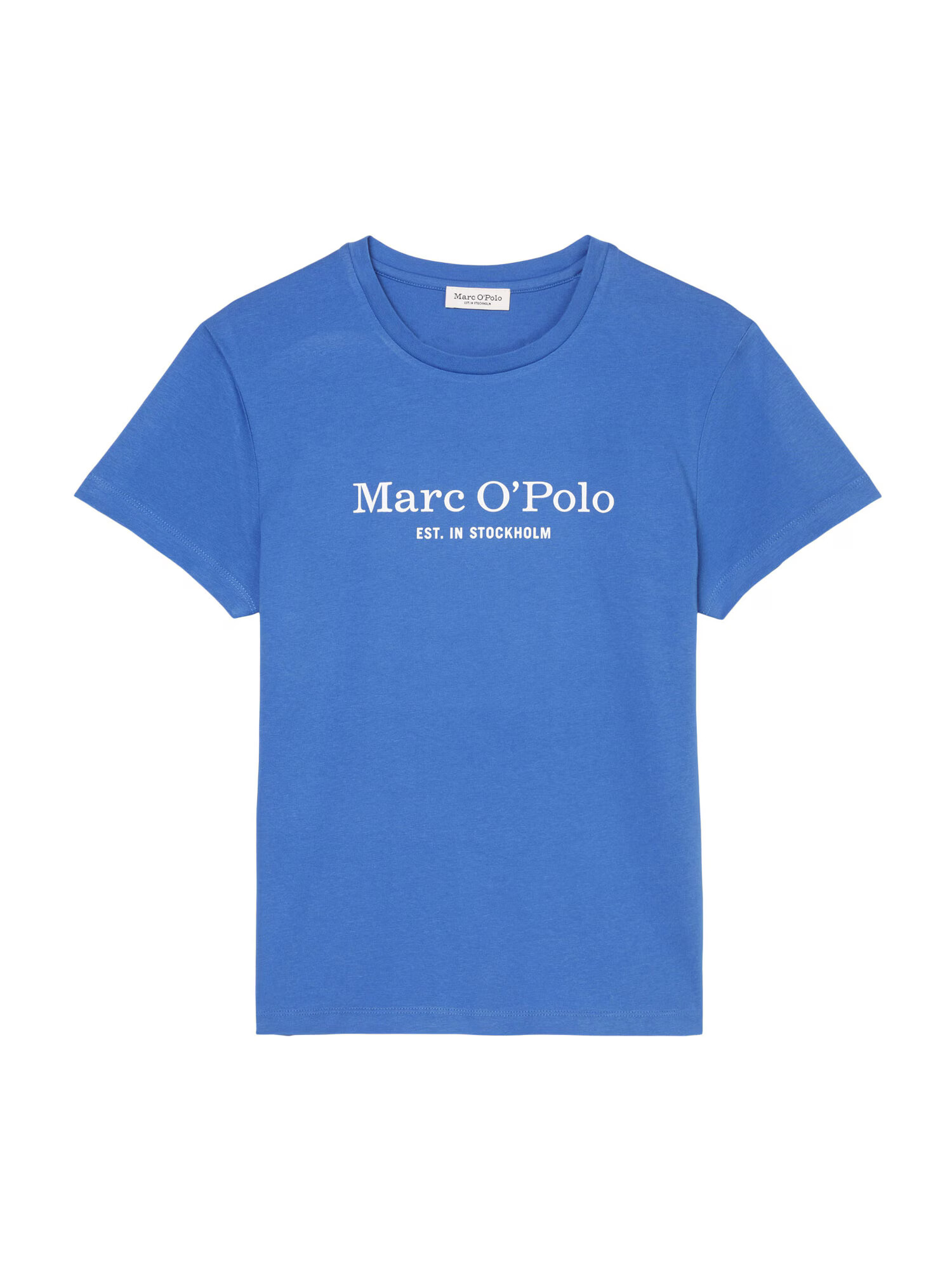 Marc O'Polo Tricou albastru regal / alb - Pled.ro