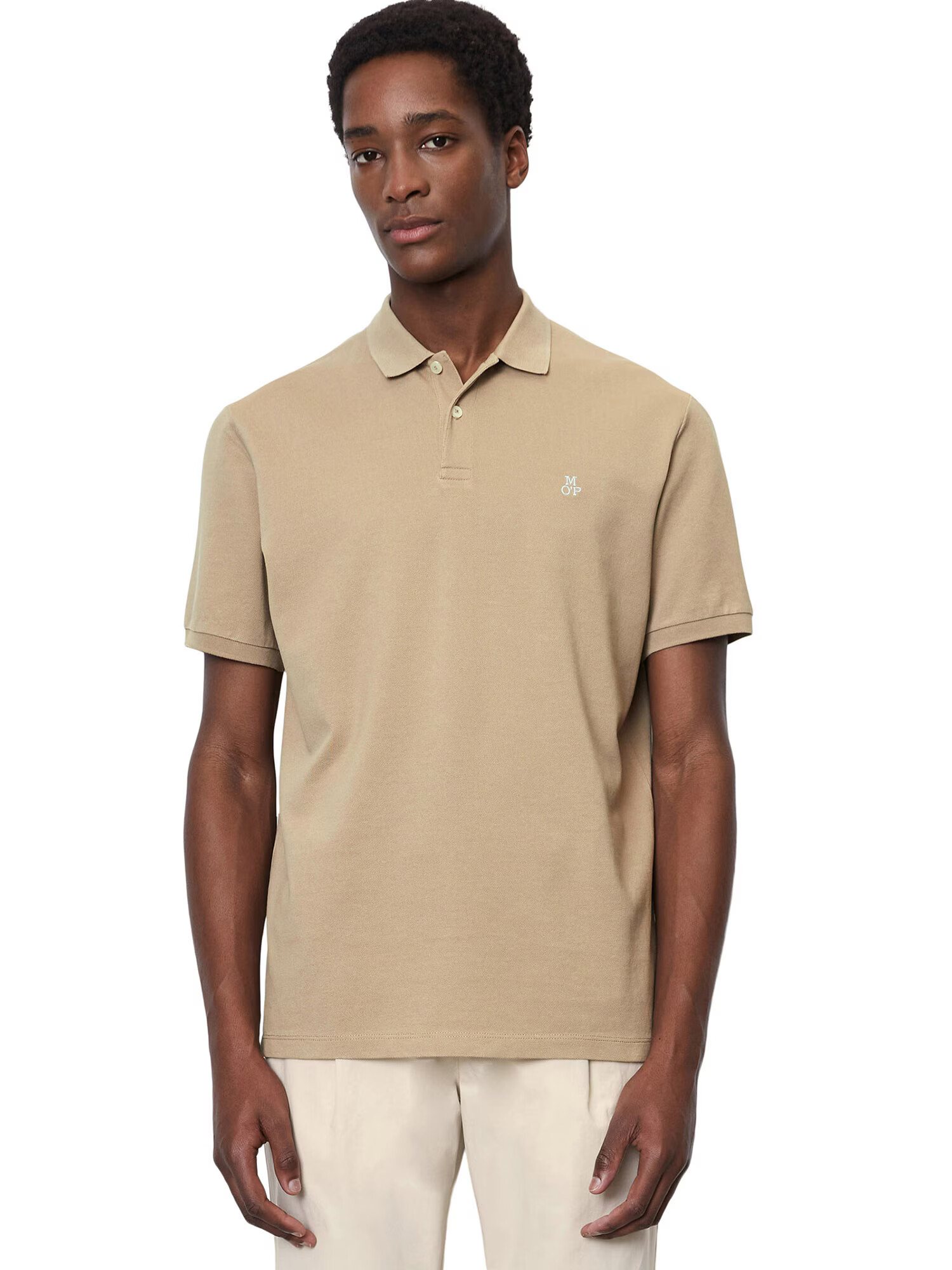 Marc O'Polo Tricou crem / maro deschis - Pled.ro