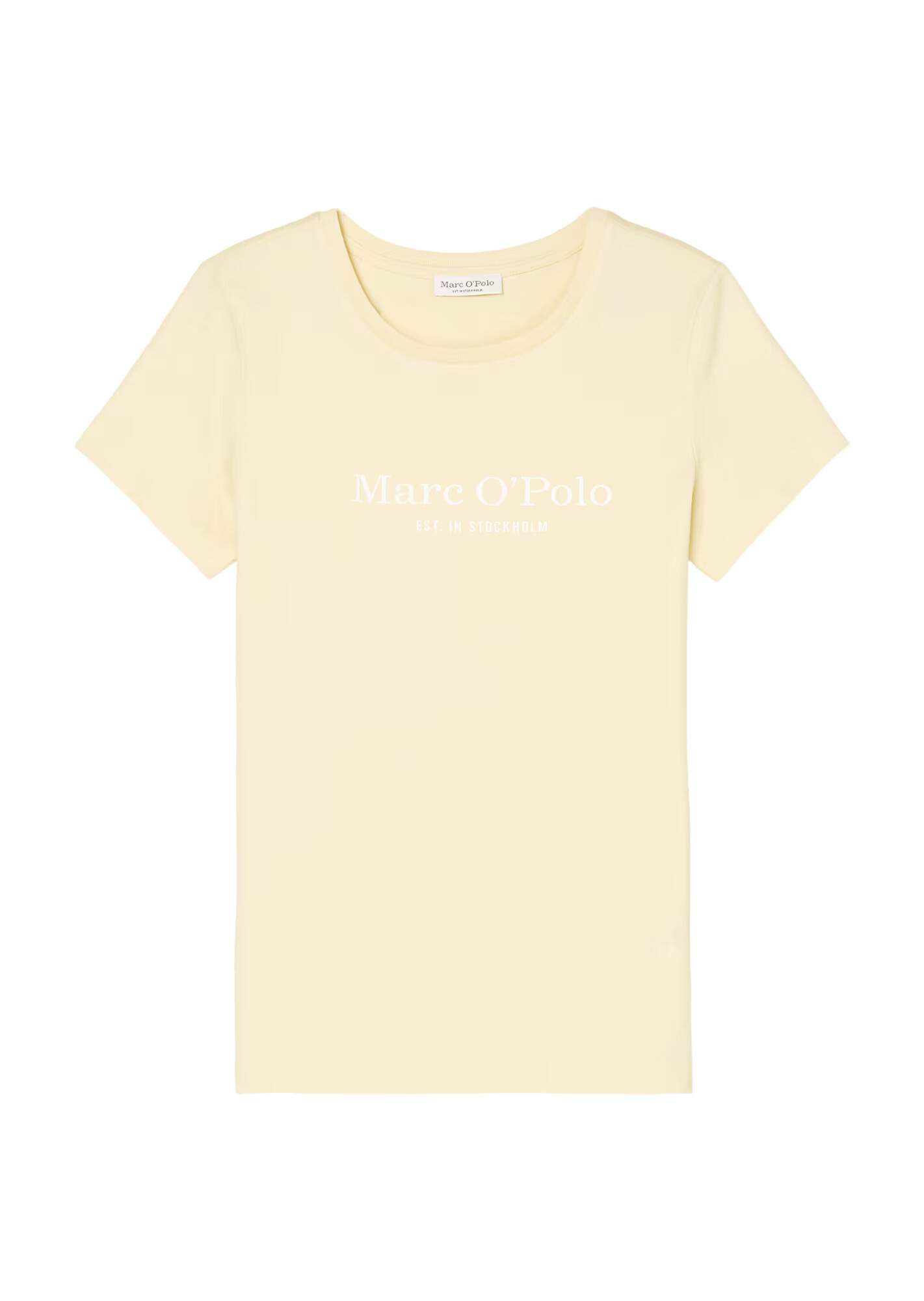 Marc O'Polo Tricou galben deschis / alb - Pled.ro