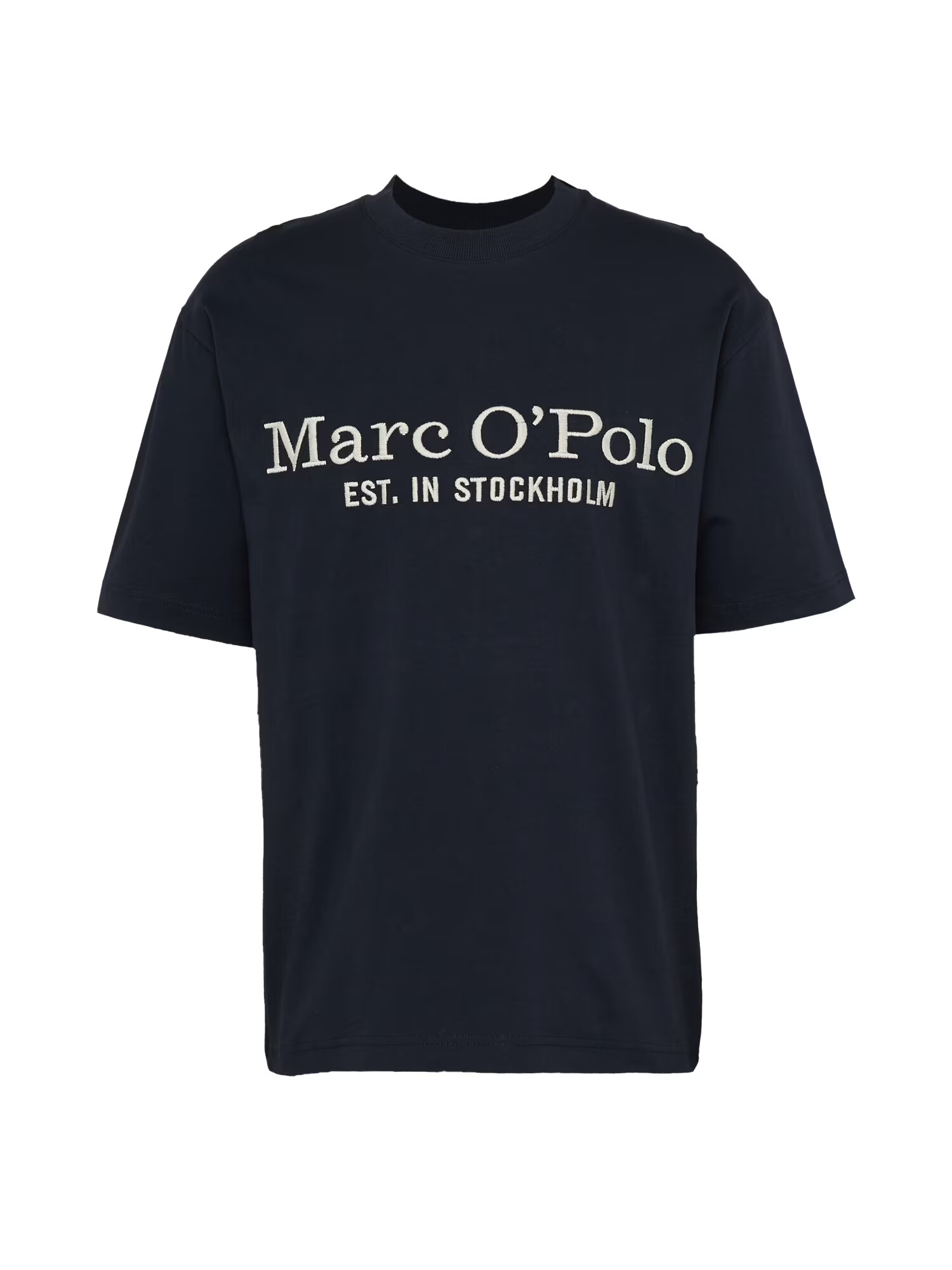 Marc O'Polo Tricou gri metalic / alb - Pled.ro