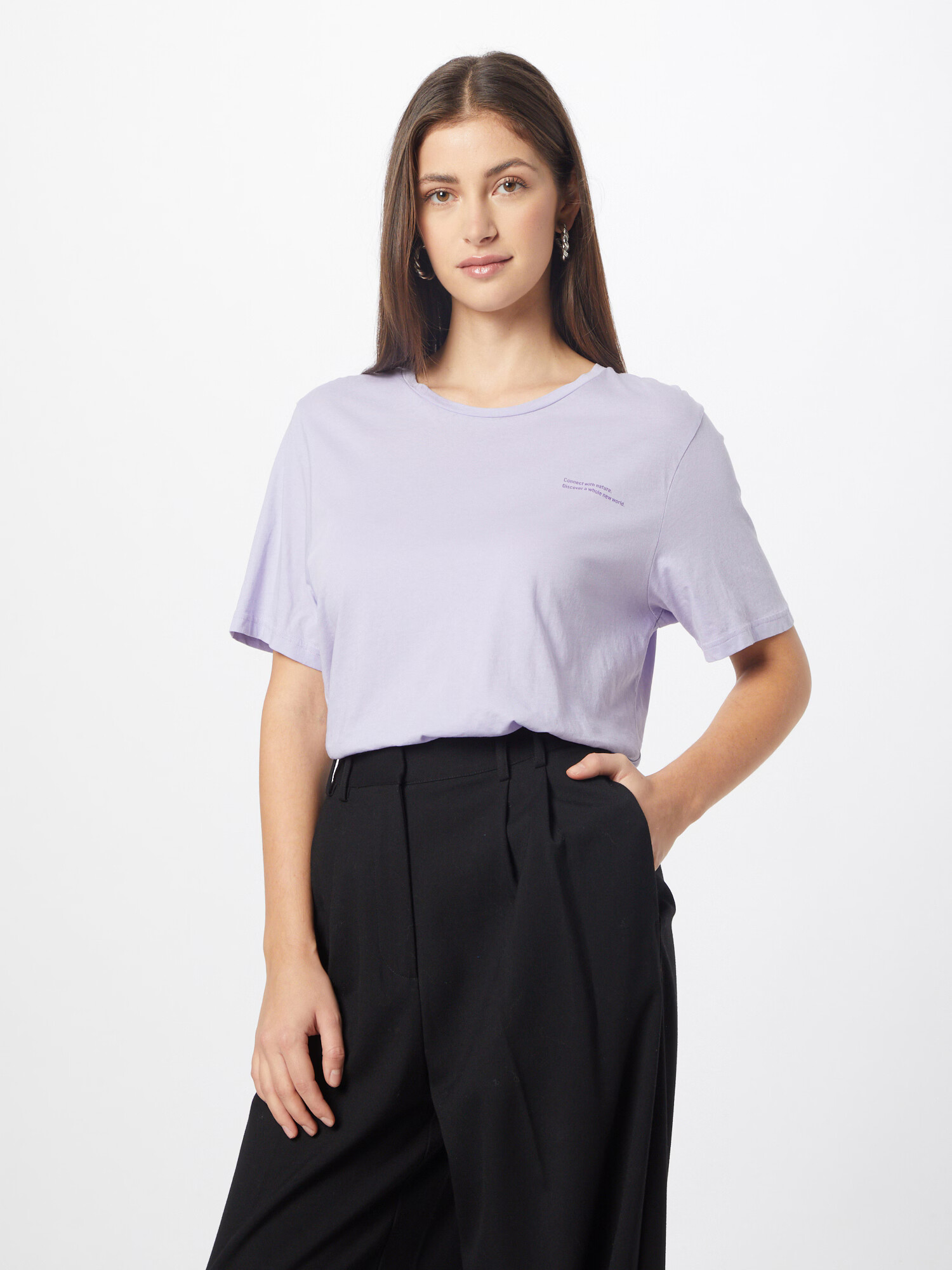 Marc O'Polo Tricou lila / mov pastel / negru - Pled.ro