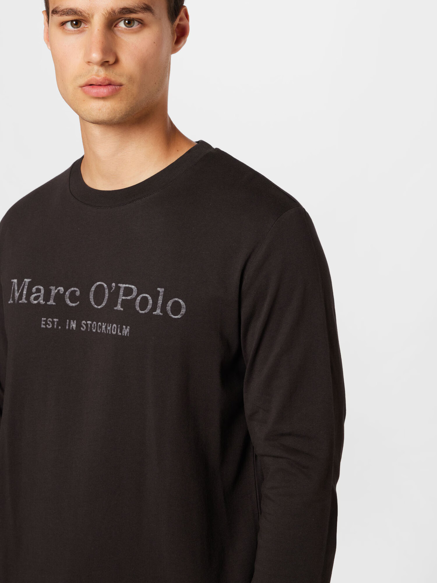 Marc O'Polo Tricou maro închis / argintiu - Pled.ro