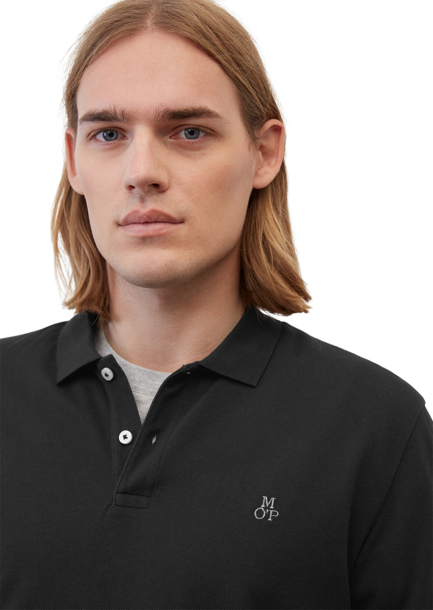 Marc O'Polo Tricou negru / alb - Pled.ro