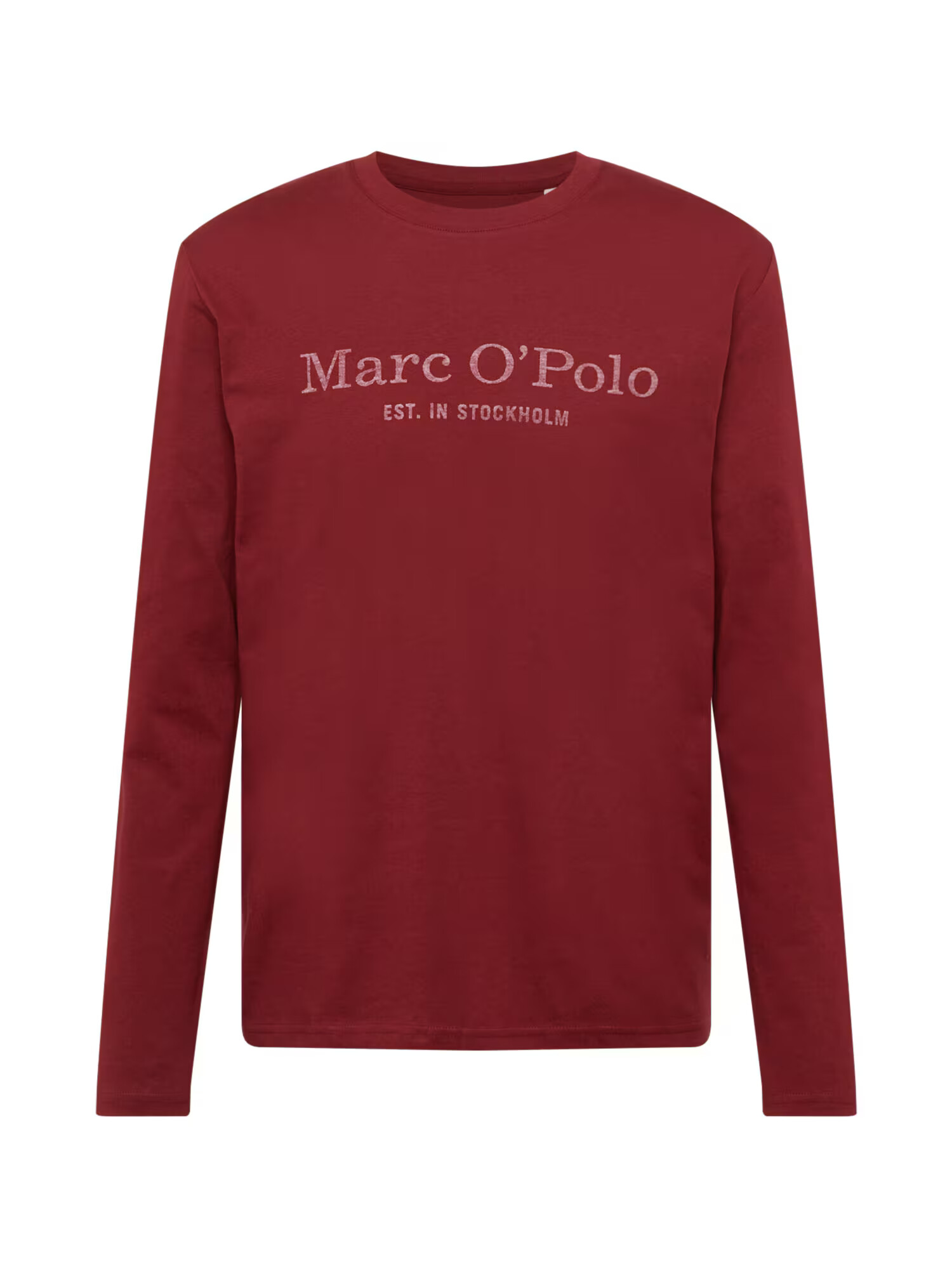 Marc O'Polo Tricou roşu închis / alb - Pled.ro