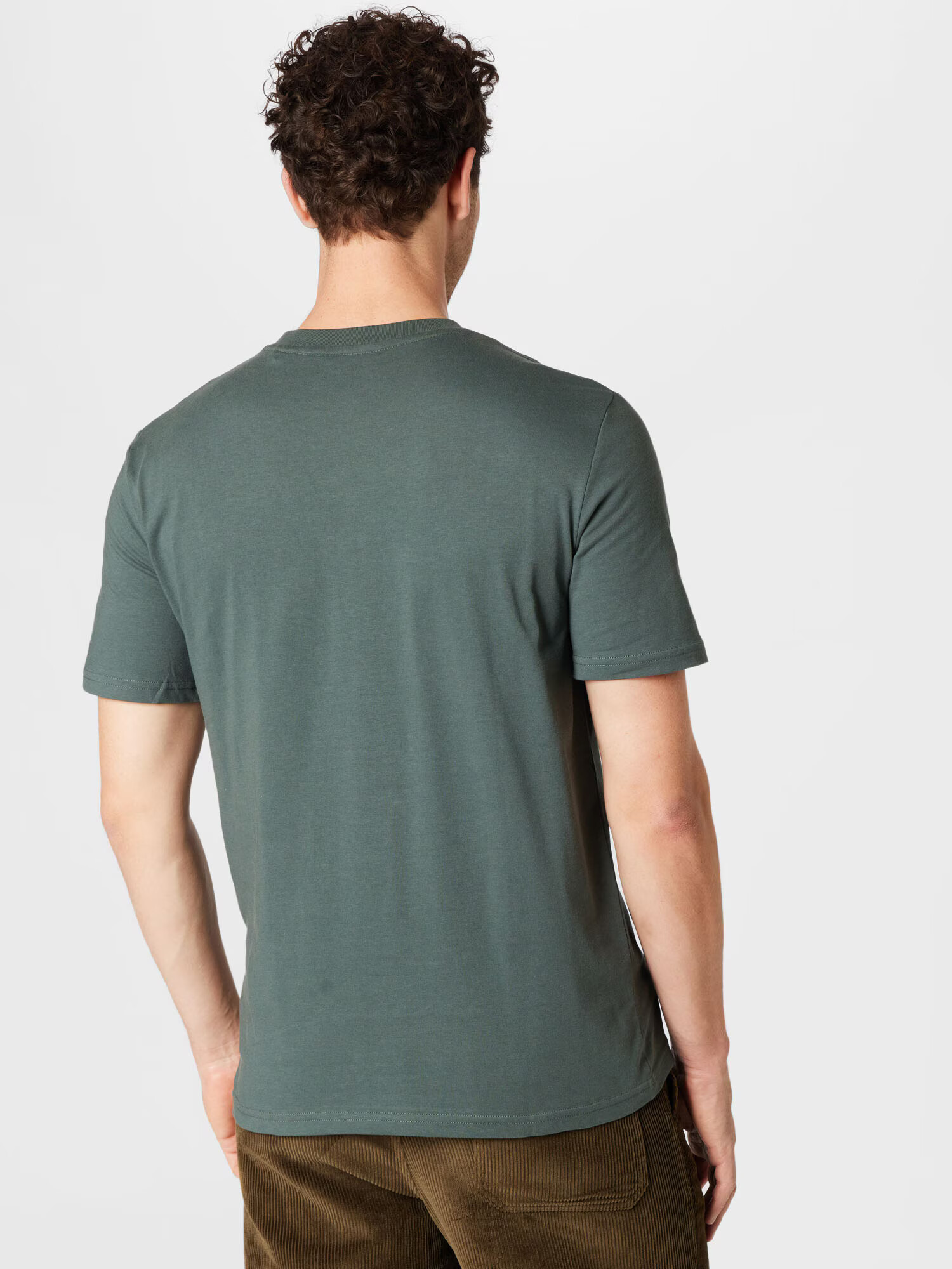 Marc O'Polo Tricou verde închis / alb - Pled.ro