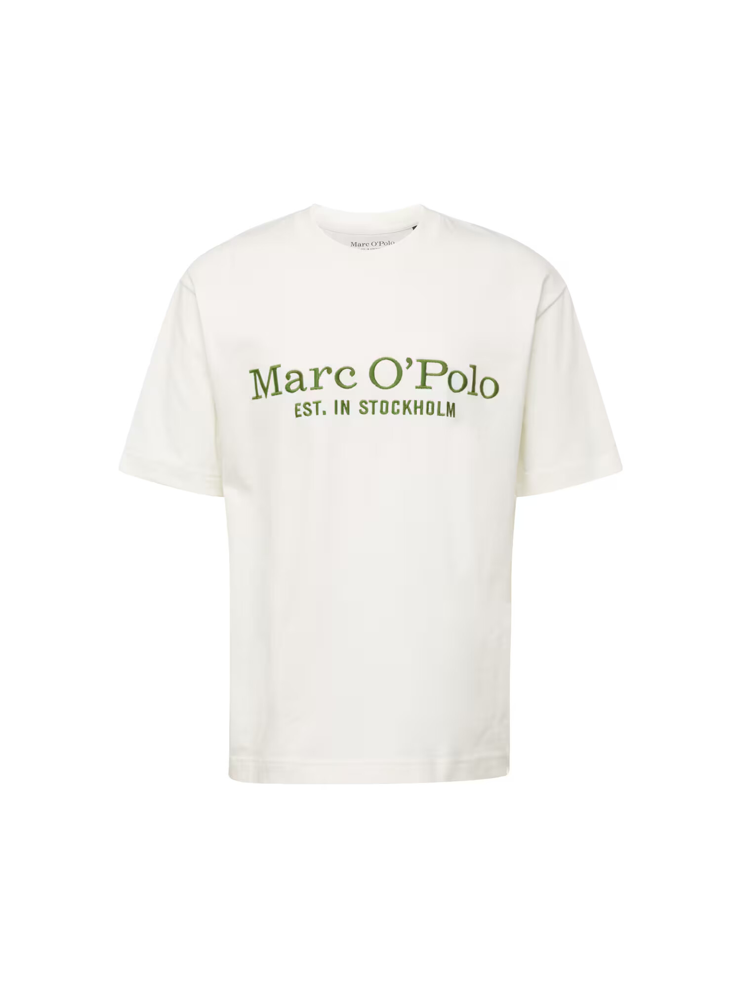 Marc O'Polo Tricou verde / alb - Pled.ro