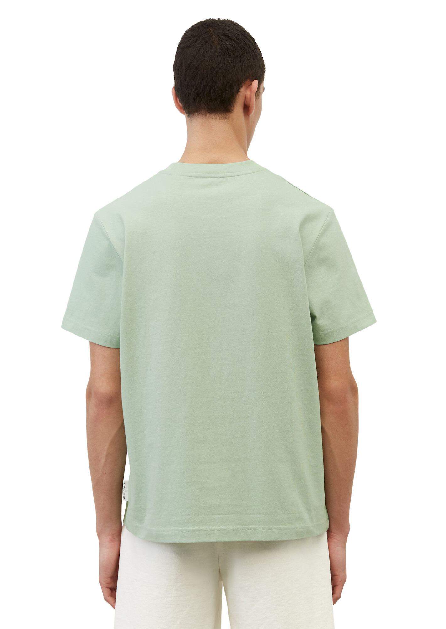 Marc O'Polo Tricou verde deschis / alb - Pled.ro