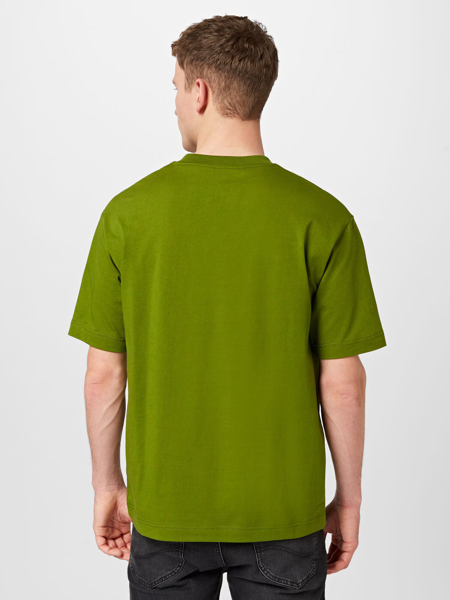 Marc O'Polo Tricou verde stuf / alb - Pled.ro