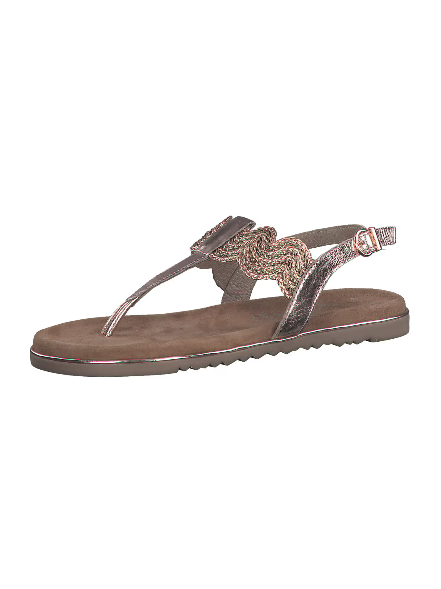 MARCO TOZZI Flip-flops auriu / auriu - roz / oliv - Pled.ro