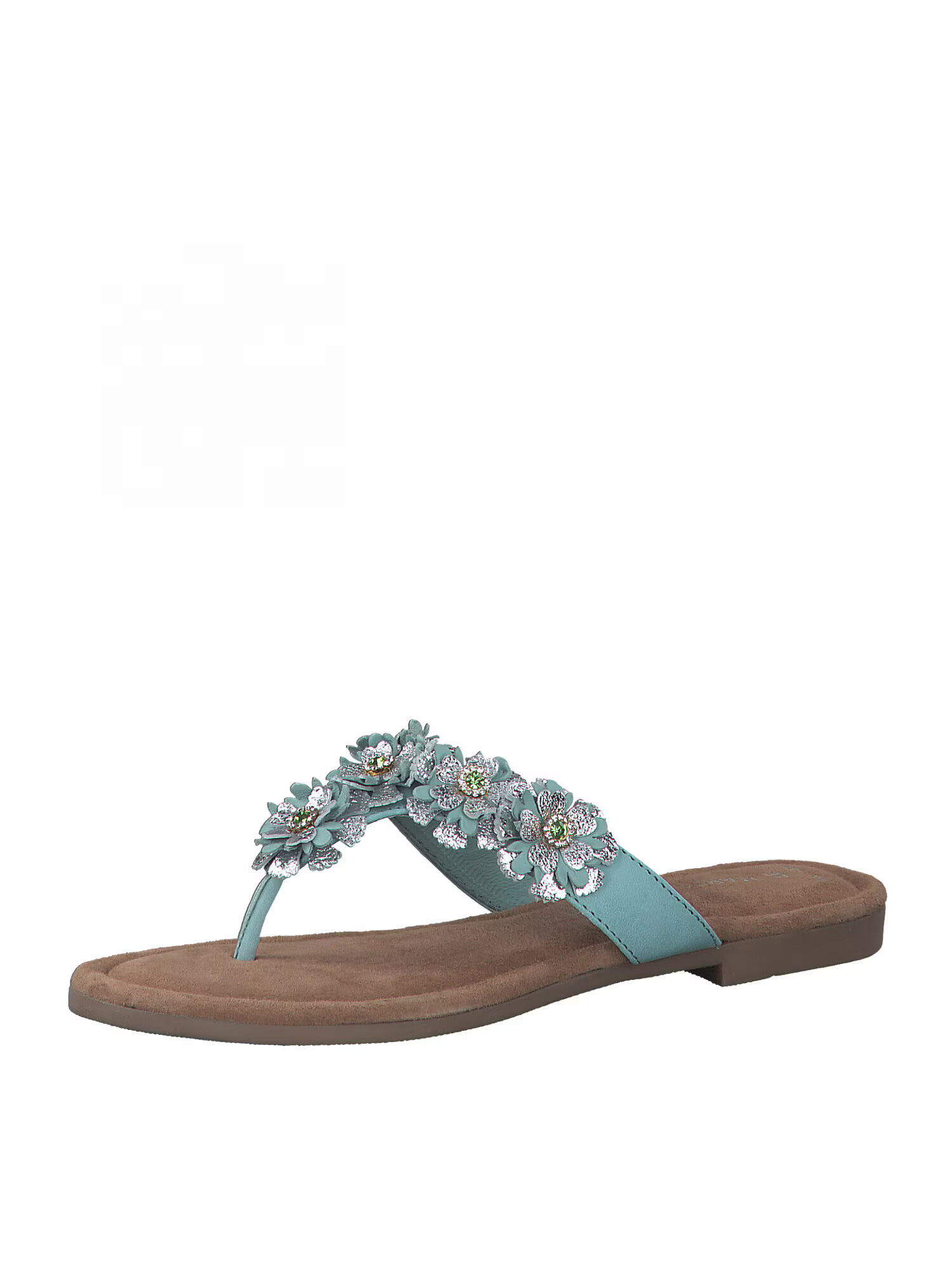 MARCO TOZZI Flip-flops azuriu / argintiu - Pled.ro