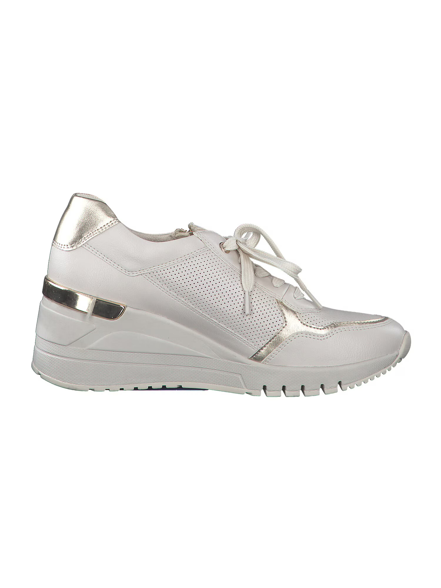 MARCO TOZZI Sneaker low alb kitt / auriu - Pled.ro