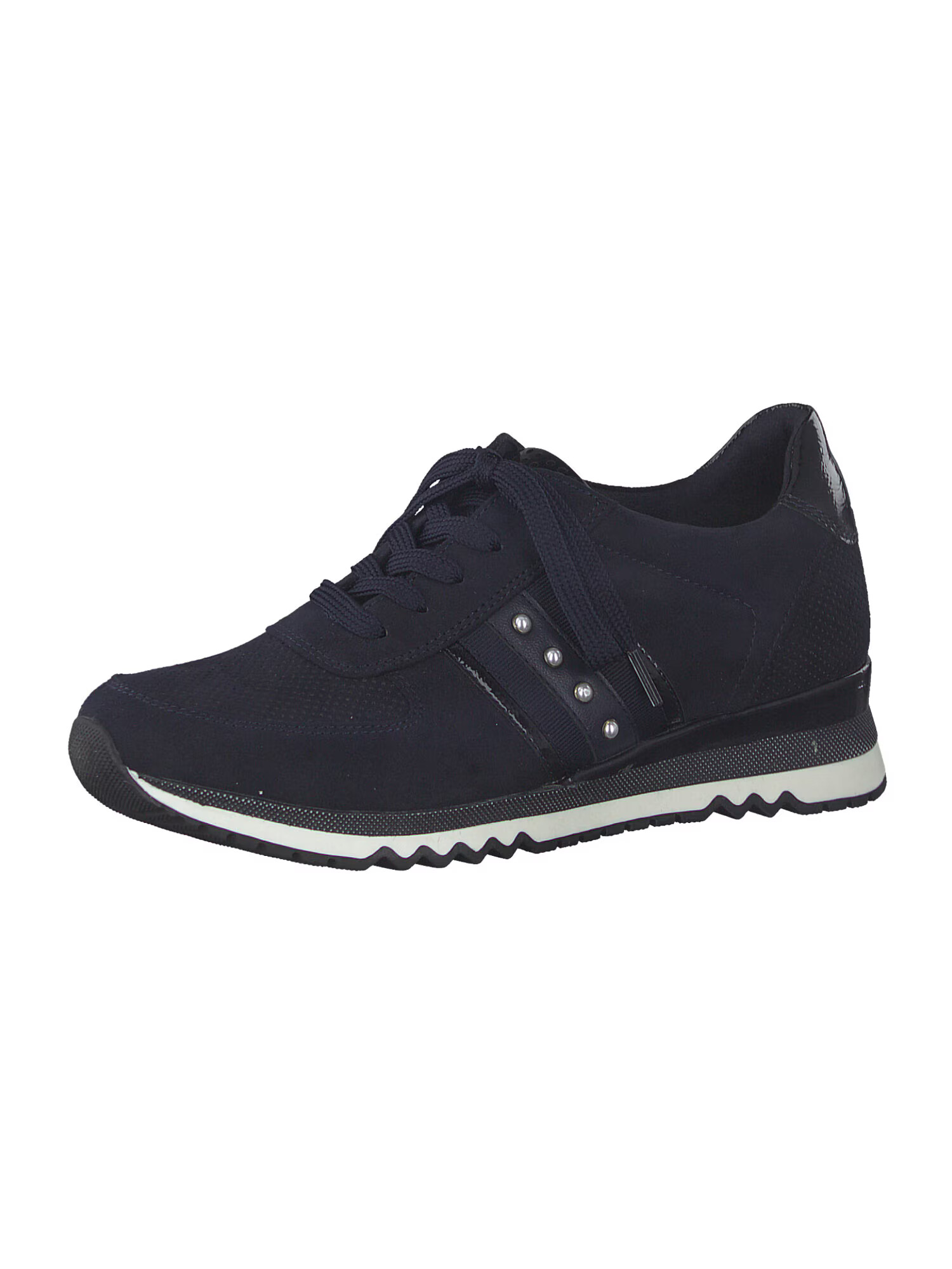 MARCO TOZZI Sneaker low albastru noapte / alb - Pled.ro