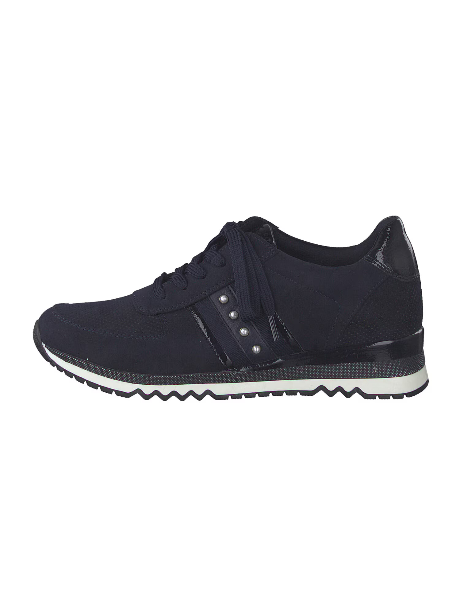 MARCO TOZZI Sneaker low albastru noapte / alb - Pled.ro