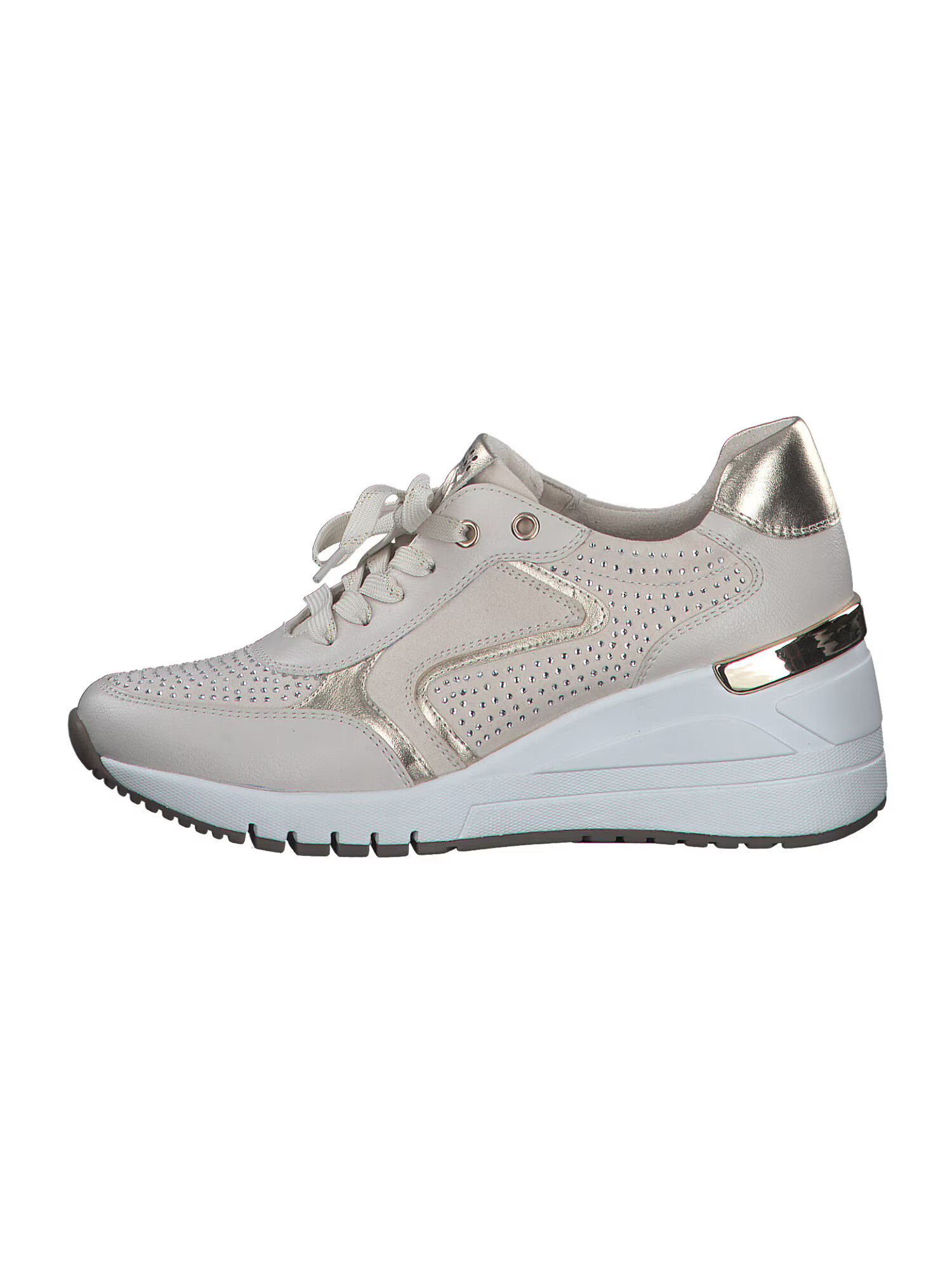 MARCO TOZZI Sneaker low bej / auriu - Pled.ro