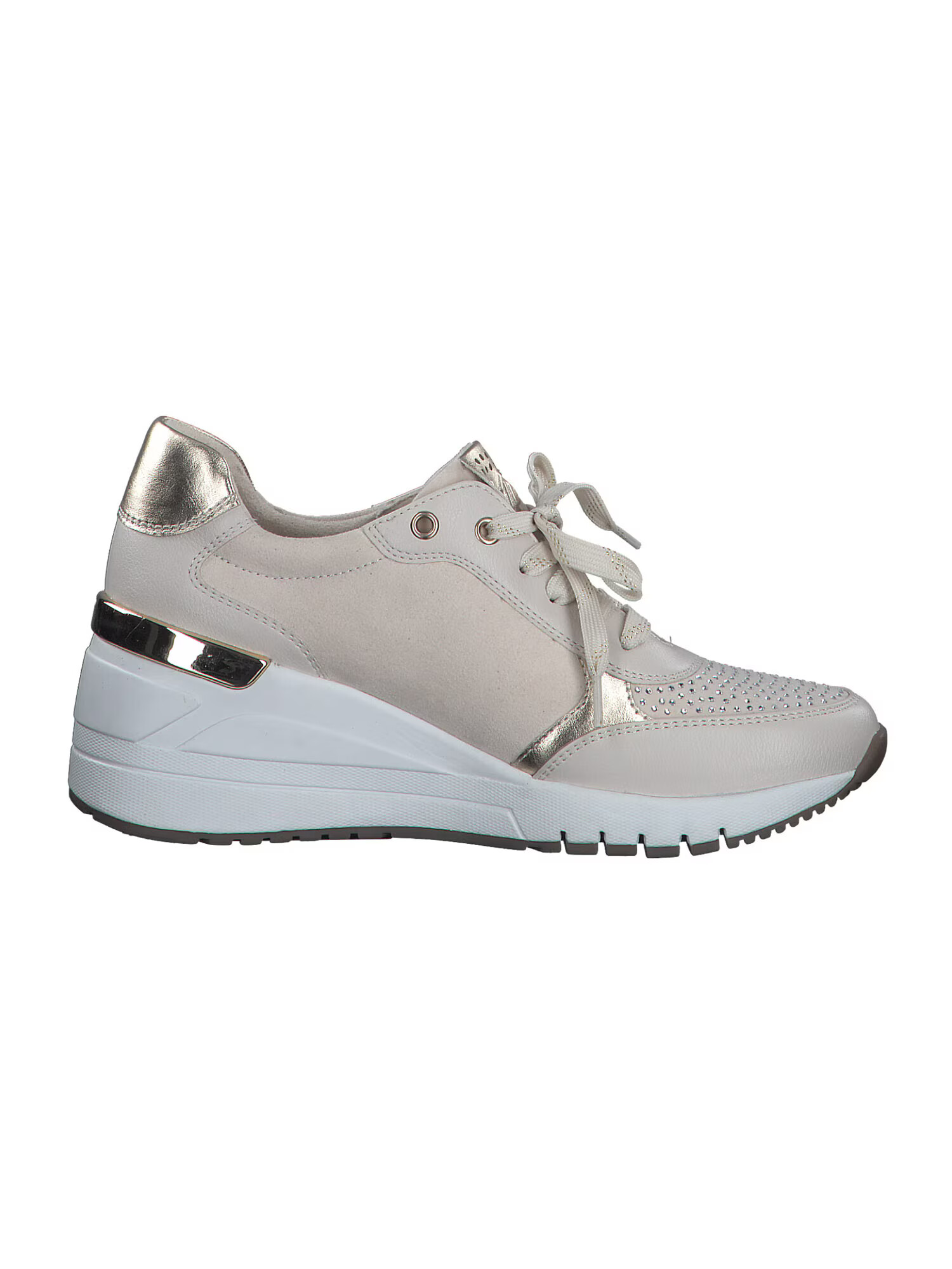 MARCO TOZZI Sneaker low bej / auriu - Pled.ro