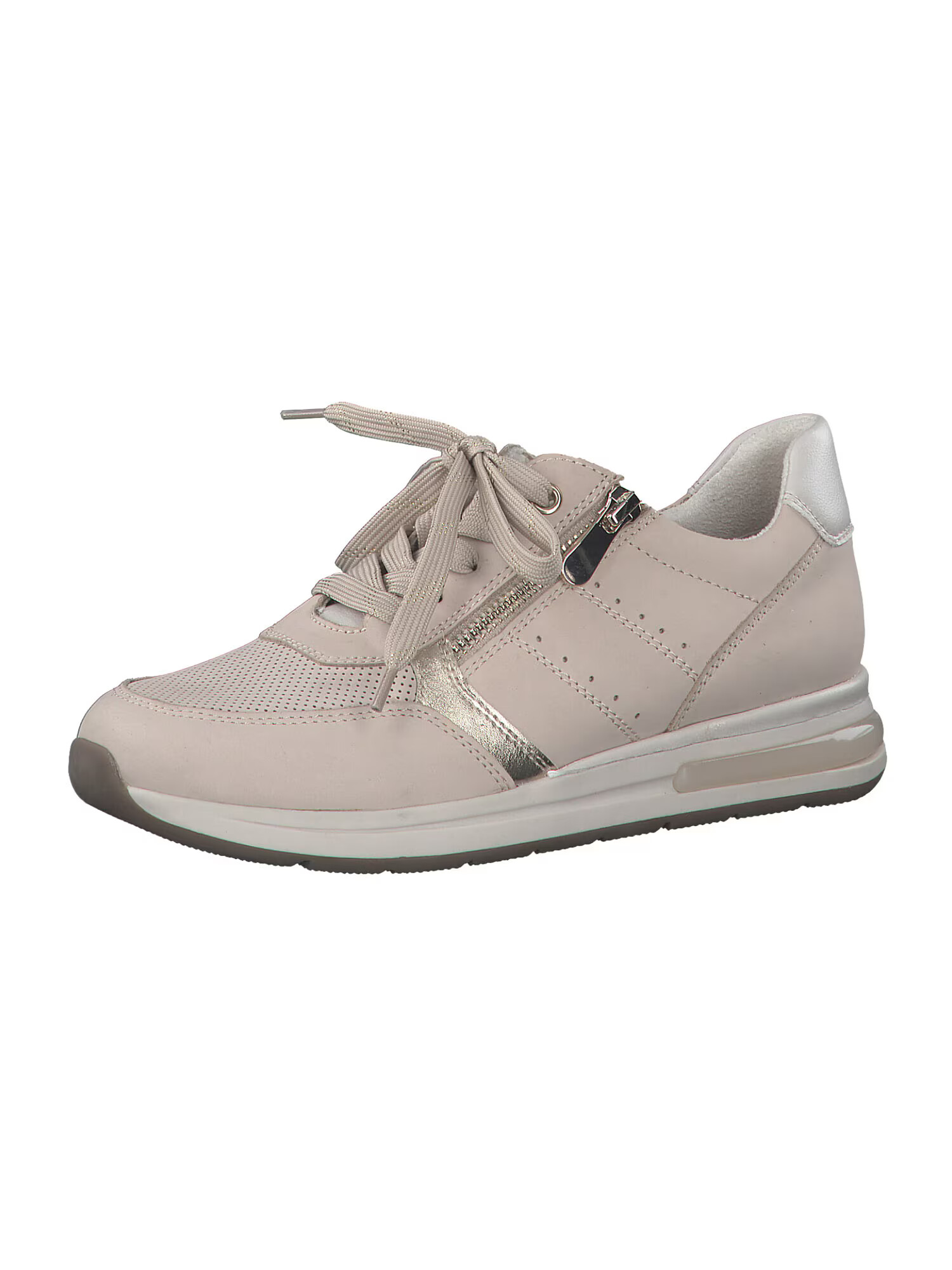 MARCO TOZZI Sneaker low crem / argintiu - Pled.ro