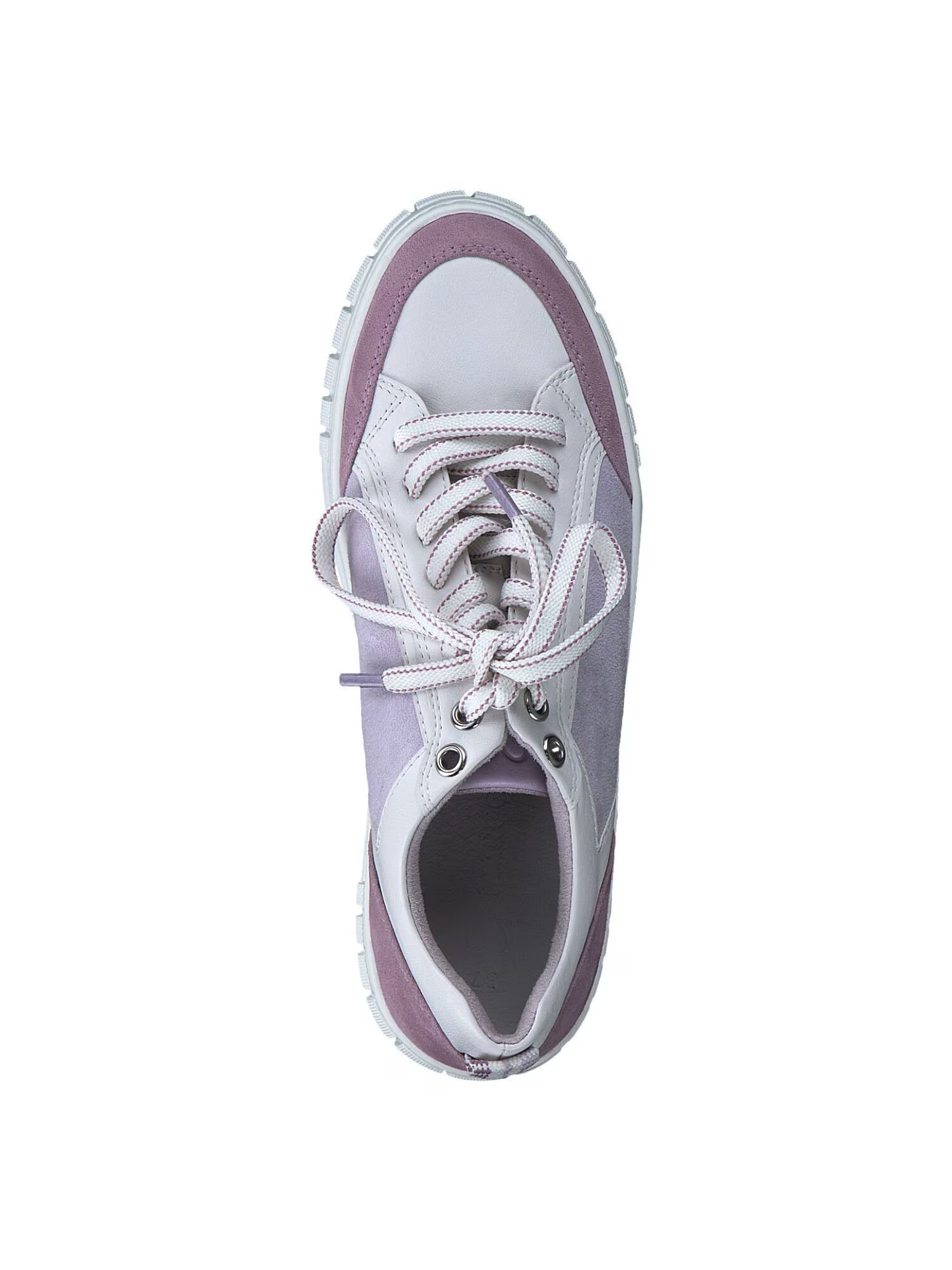 MARCO TOZZI Sneaker low lila / mov liliachiu / alb - Pled.ro