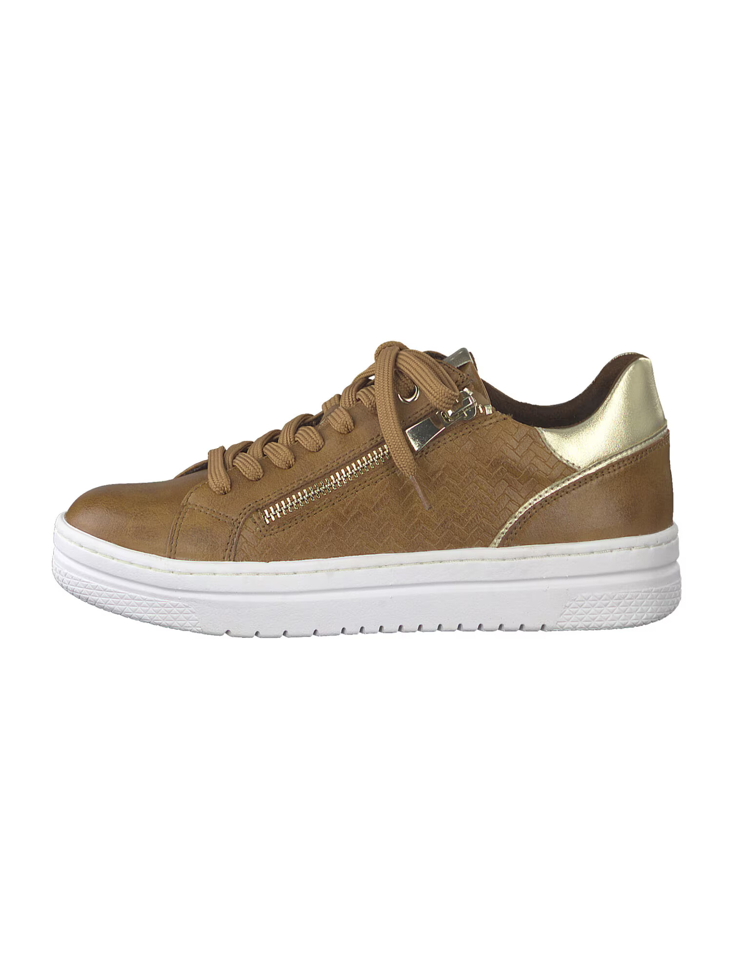 MARCO TOZZI Sneaker low maro coniac / auriu - Pled.ro