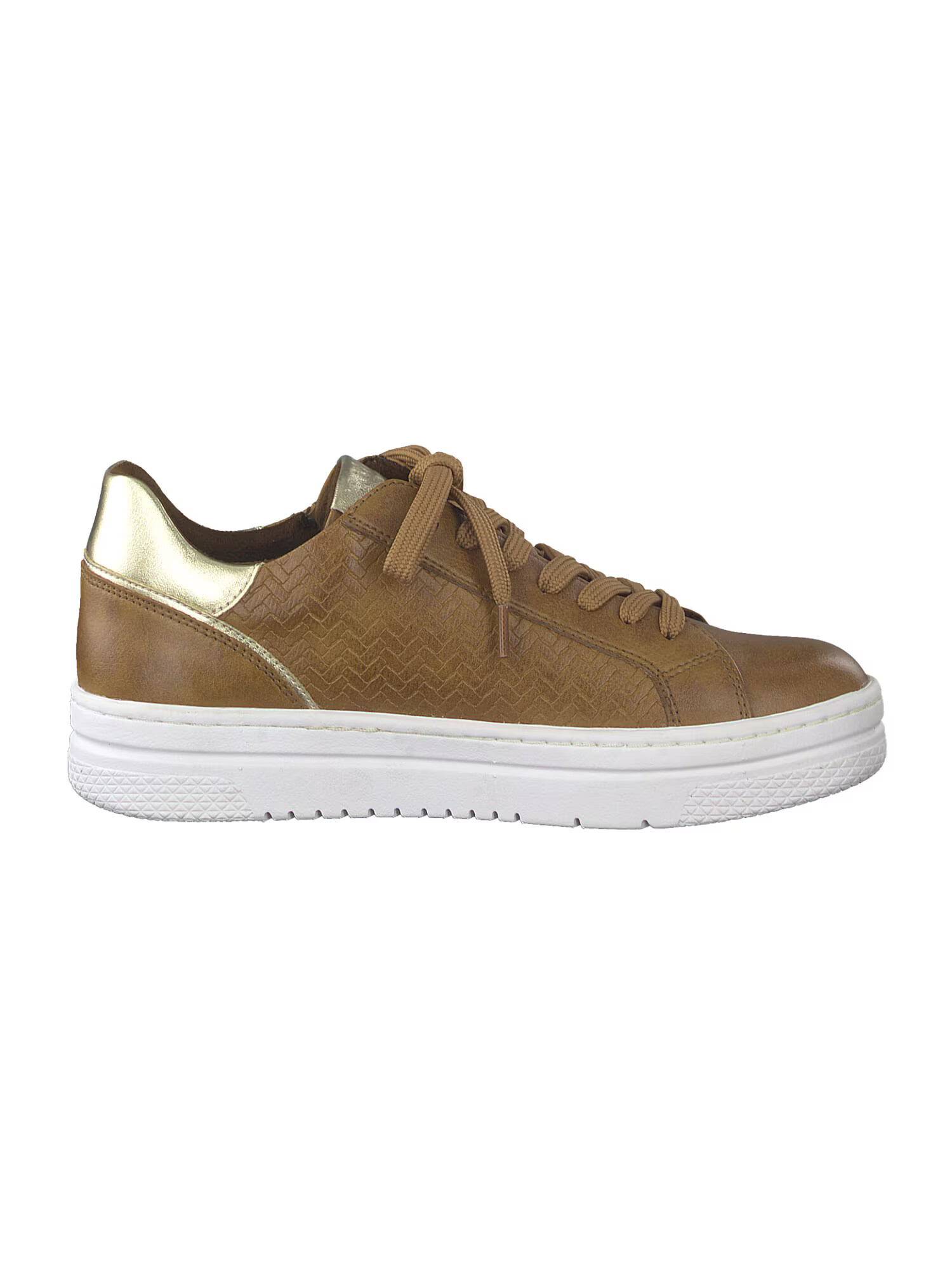 MARCO TOZZI Sneaker low maro coniac / auriu - Pled.ro