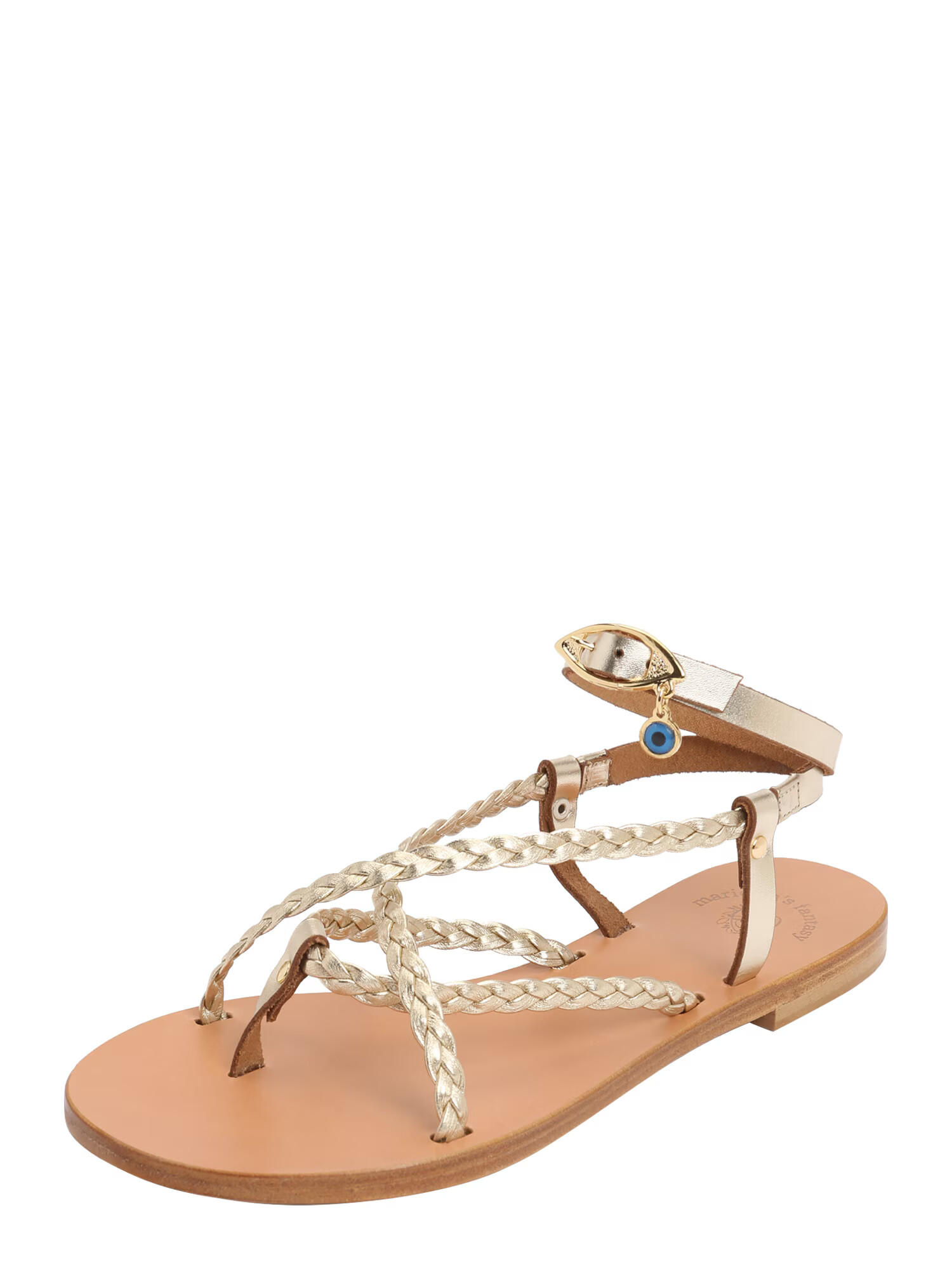 Marietta's Fantasy Flip-flops 'MELITA' albastru / bleumarin / auriu - Pled.ro