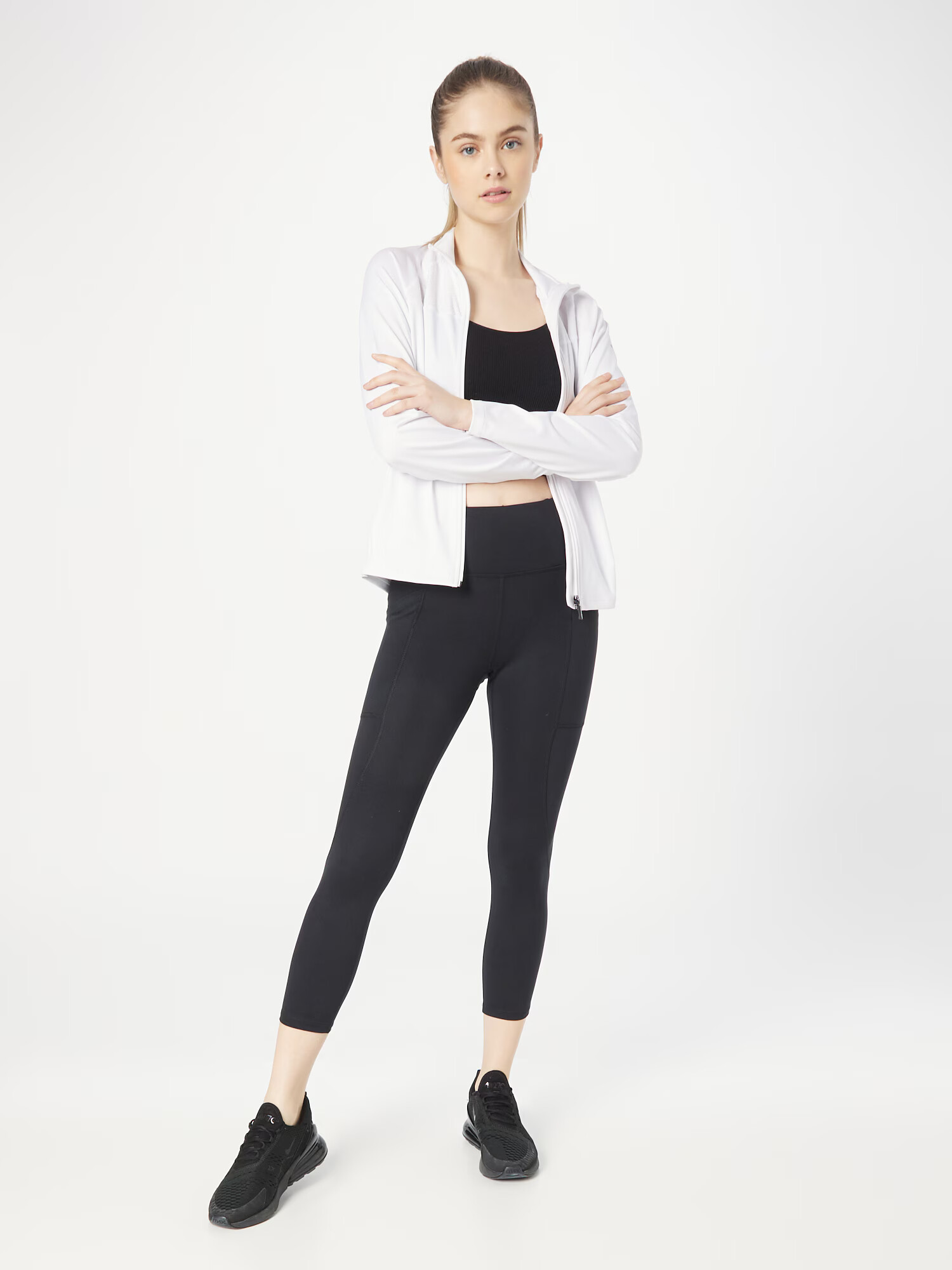 Marika Pantaloni sport 'ABIGAIL' negru / alb - Pled.ro