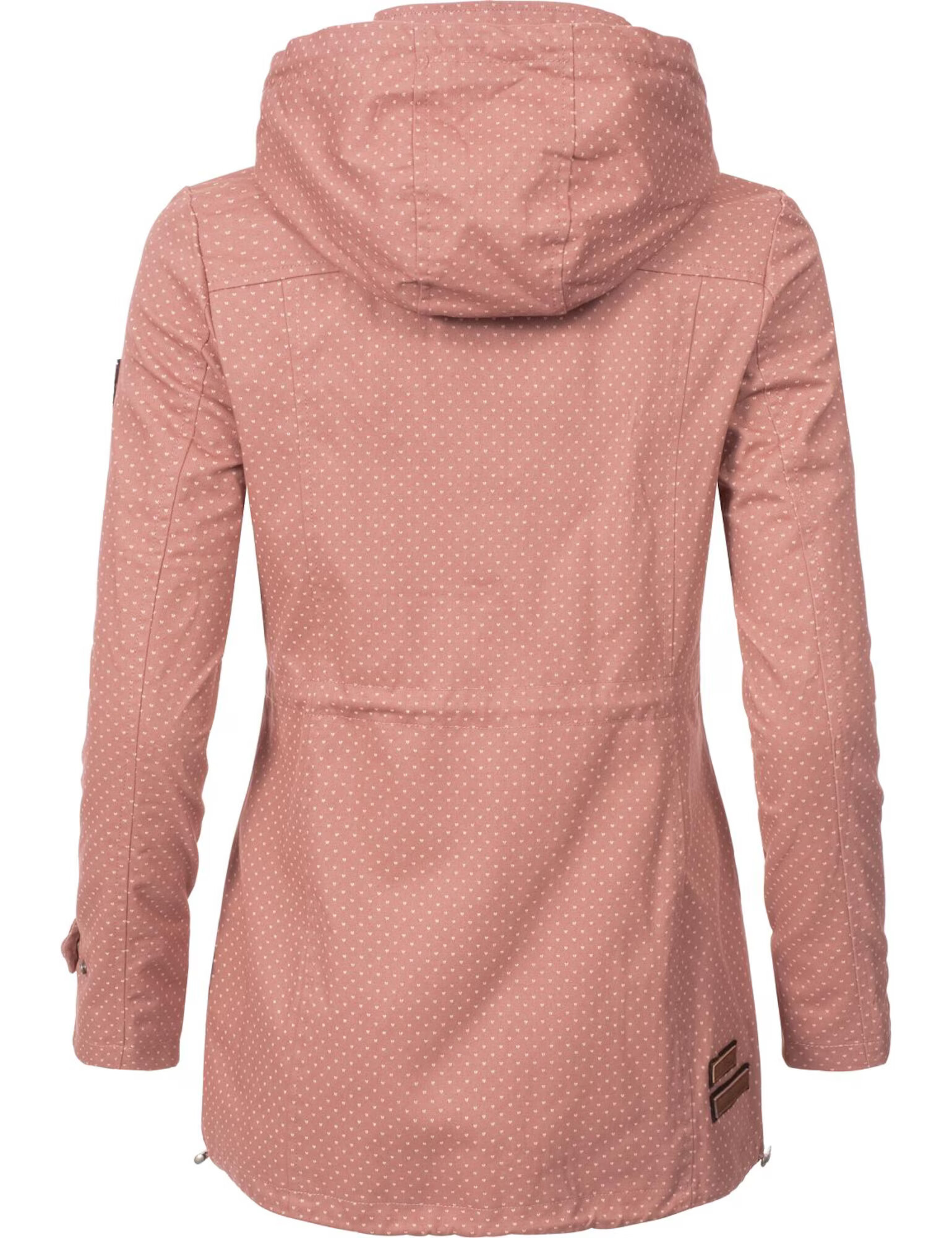 MARIKOO Parka de primăvară-toamnă 'Nyokoo' bej / rosé - Pled.ro