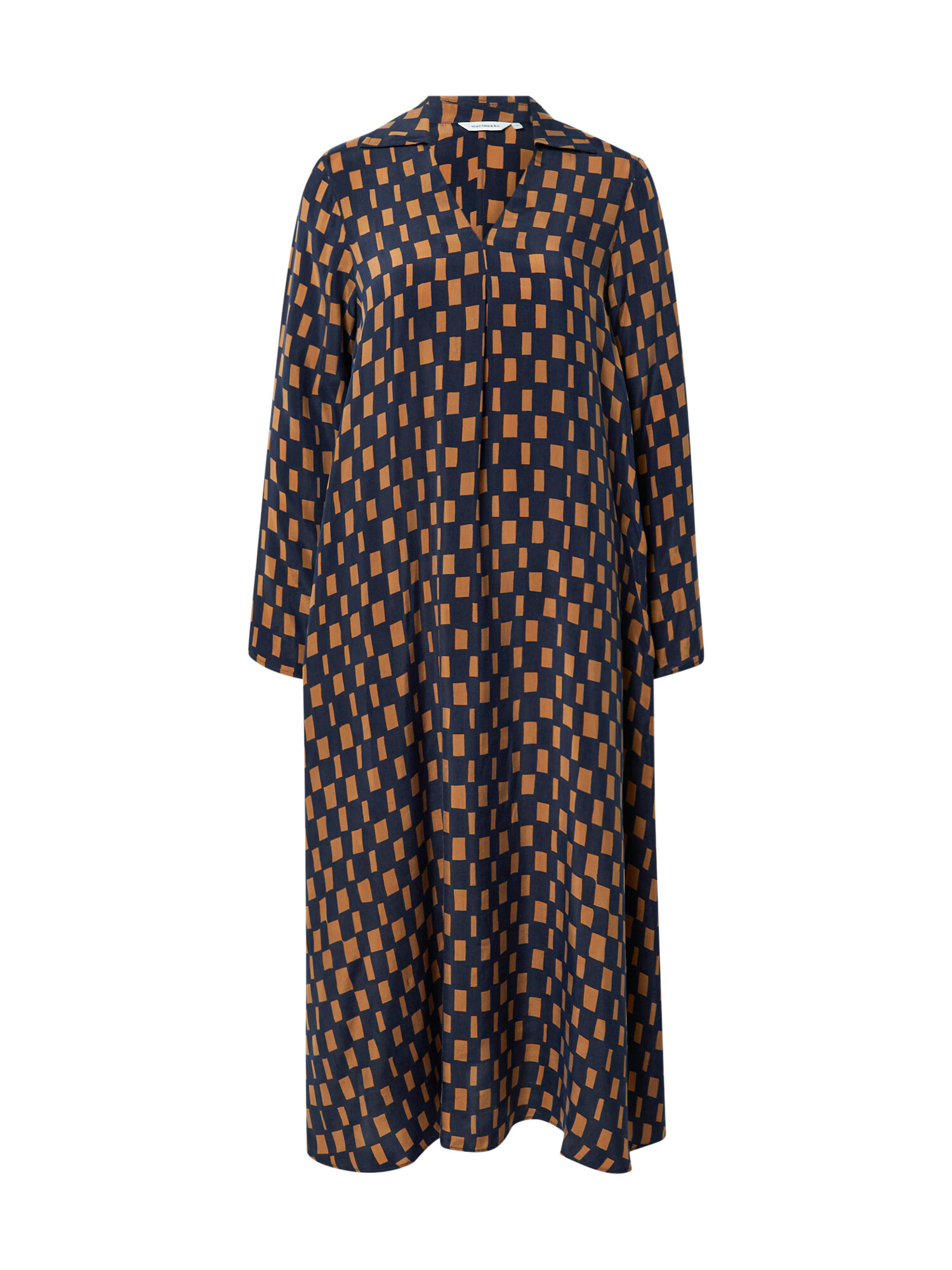 Marimekko Rochie 'Maisol Noppa' bleumarin / maro caramel - Pled.ro