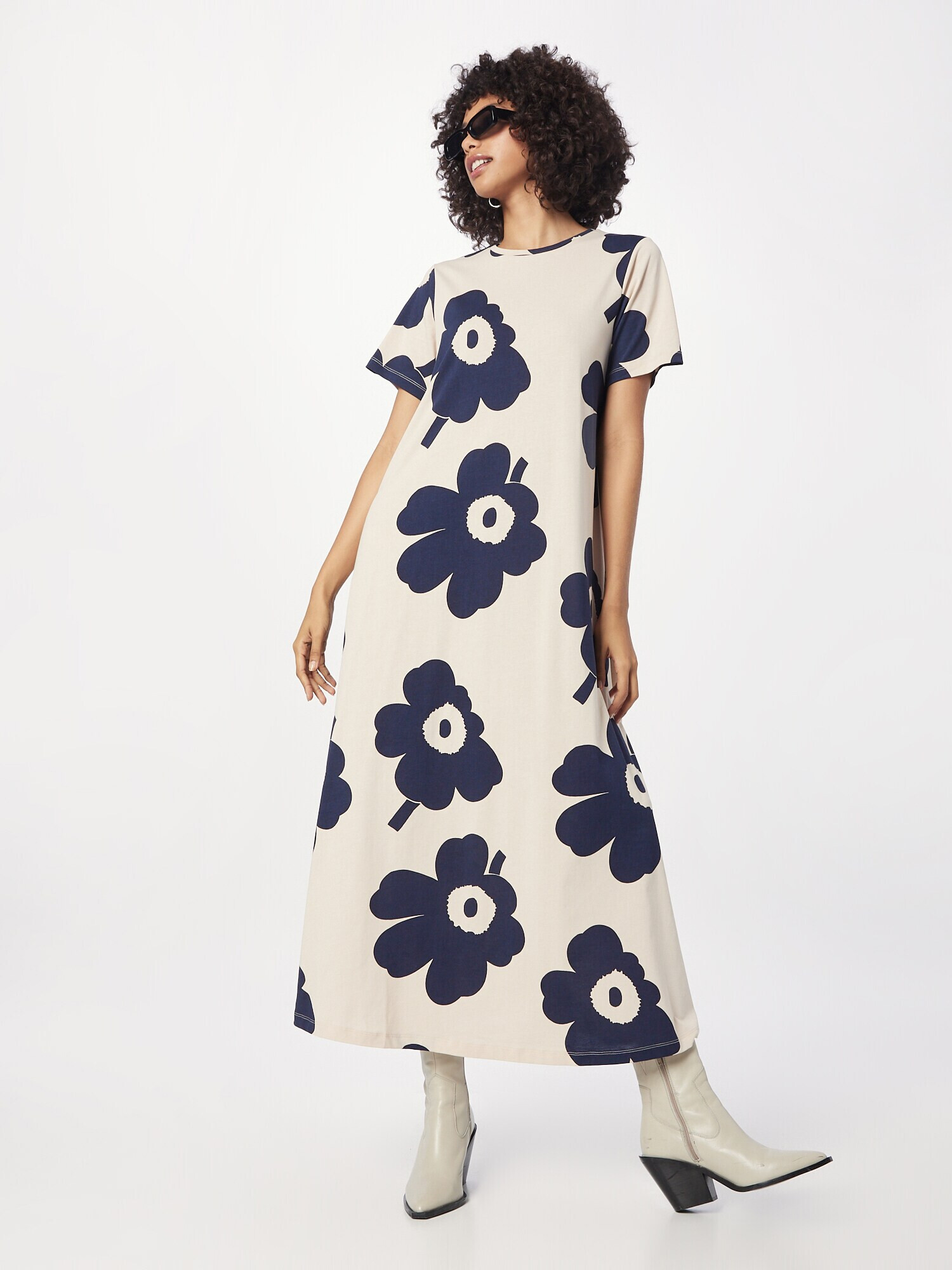 Marimekko Rochie nisipiu / bleumarin - Pled.ro