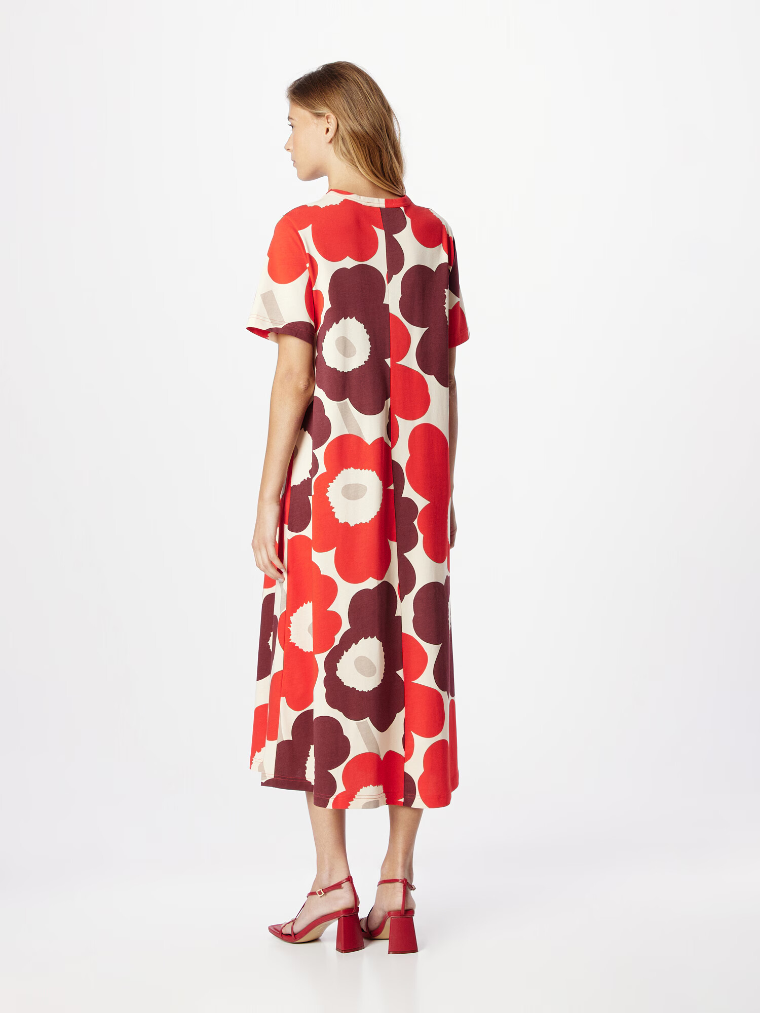 Marimekko Rochie 'Petrun' roșu / roșu burgundy / alb - Pled.ro