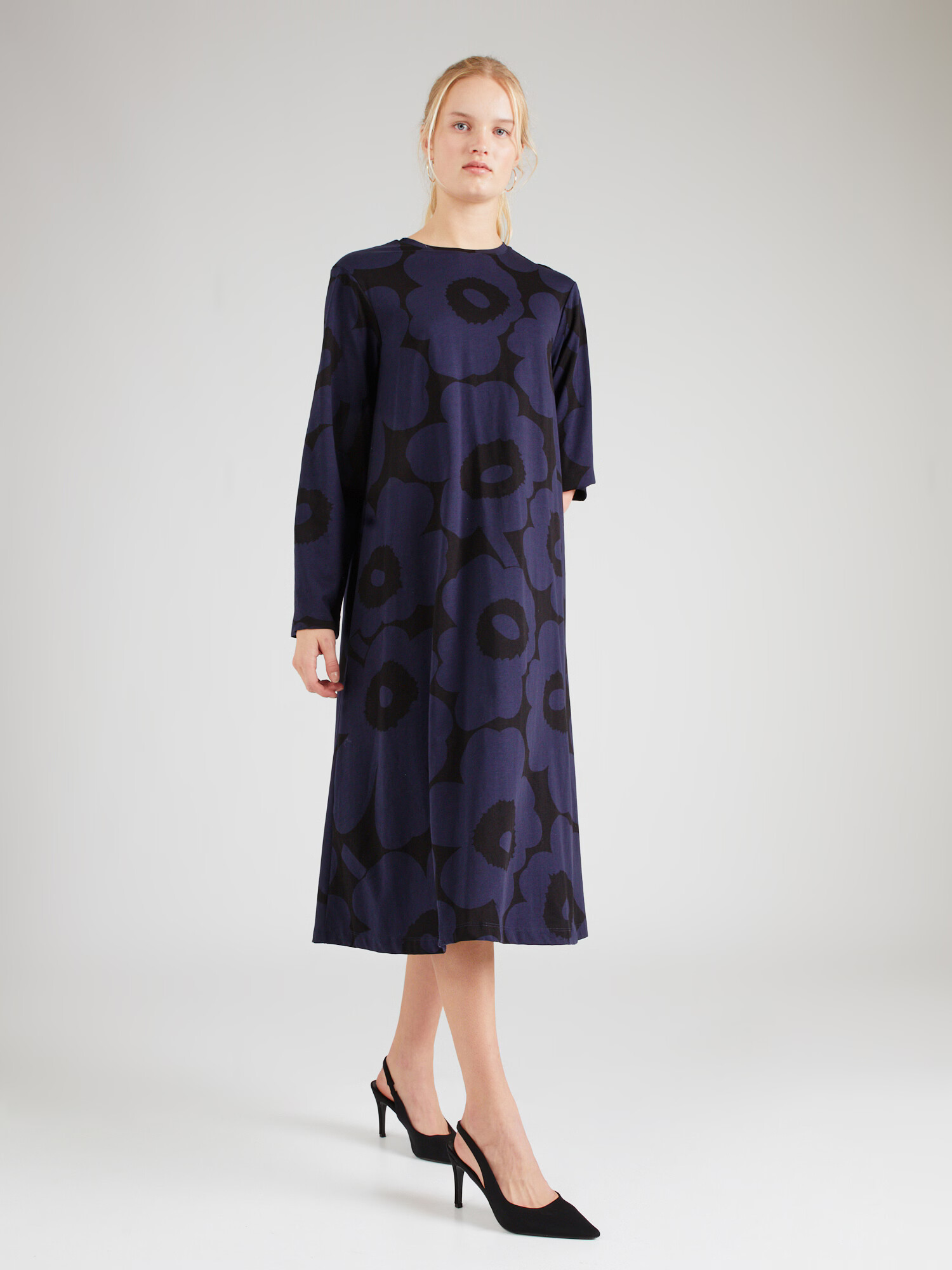 Marimekko Rochie 'Tromppi' bleumarin / negru - Pled.ro