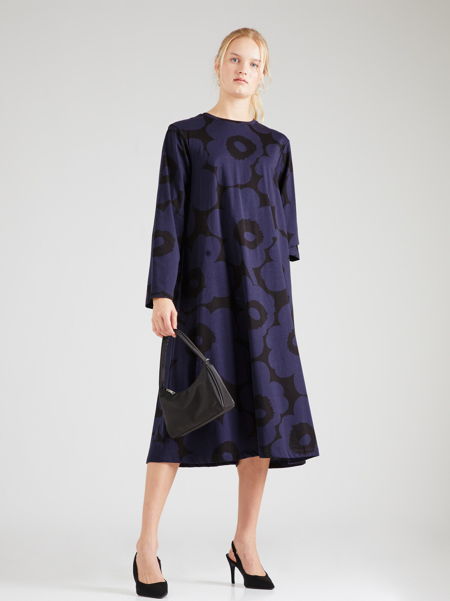 Marimekko Rochie 'Tromppi' bleumarin / negru - Pled.ro