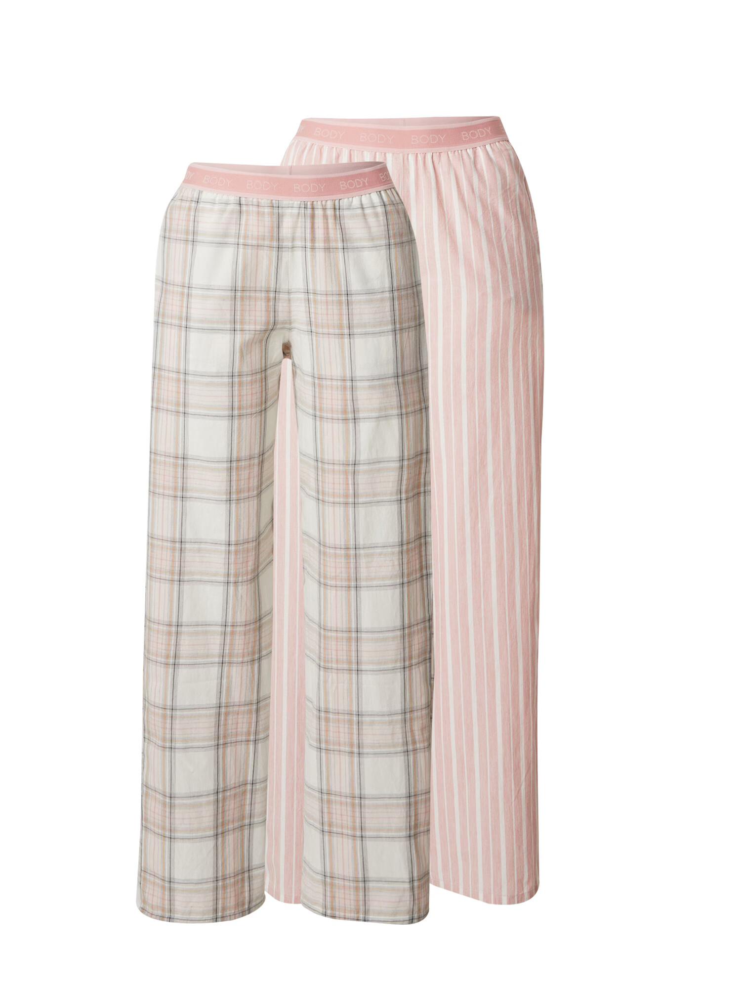 Marks & Spencer Pantaloni de pijama gri / gri metalic / roz deschis / alb - Pled.ro