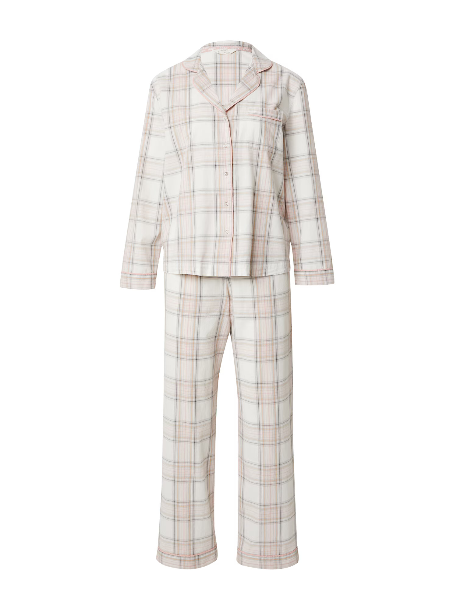 Marks & Spencer Pijama albastru deschis / roz / negru / alb - Pled.ro